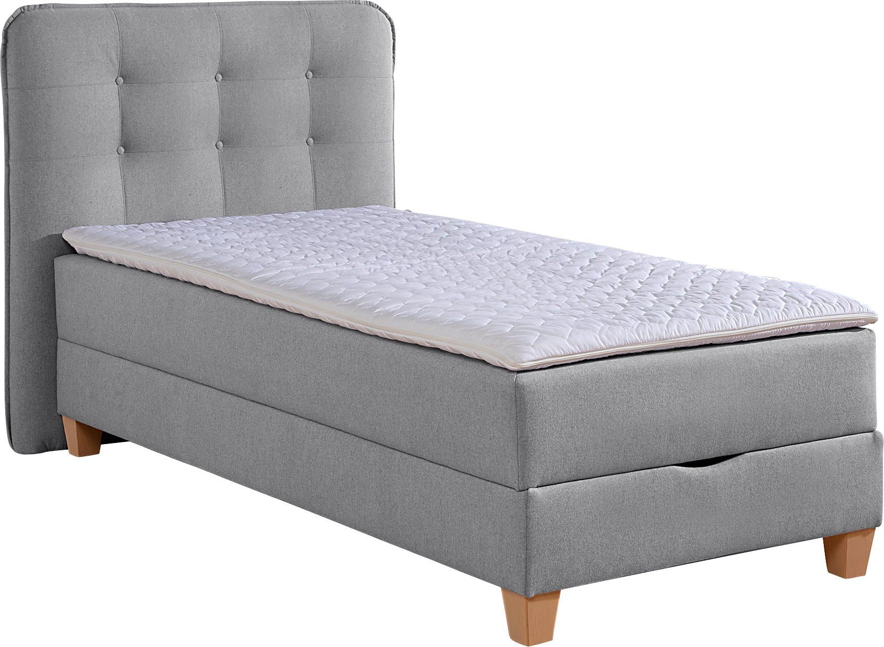 Home affaire Boxspring inclusief topmatras van koudschuim en bedkist