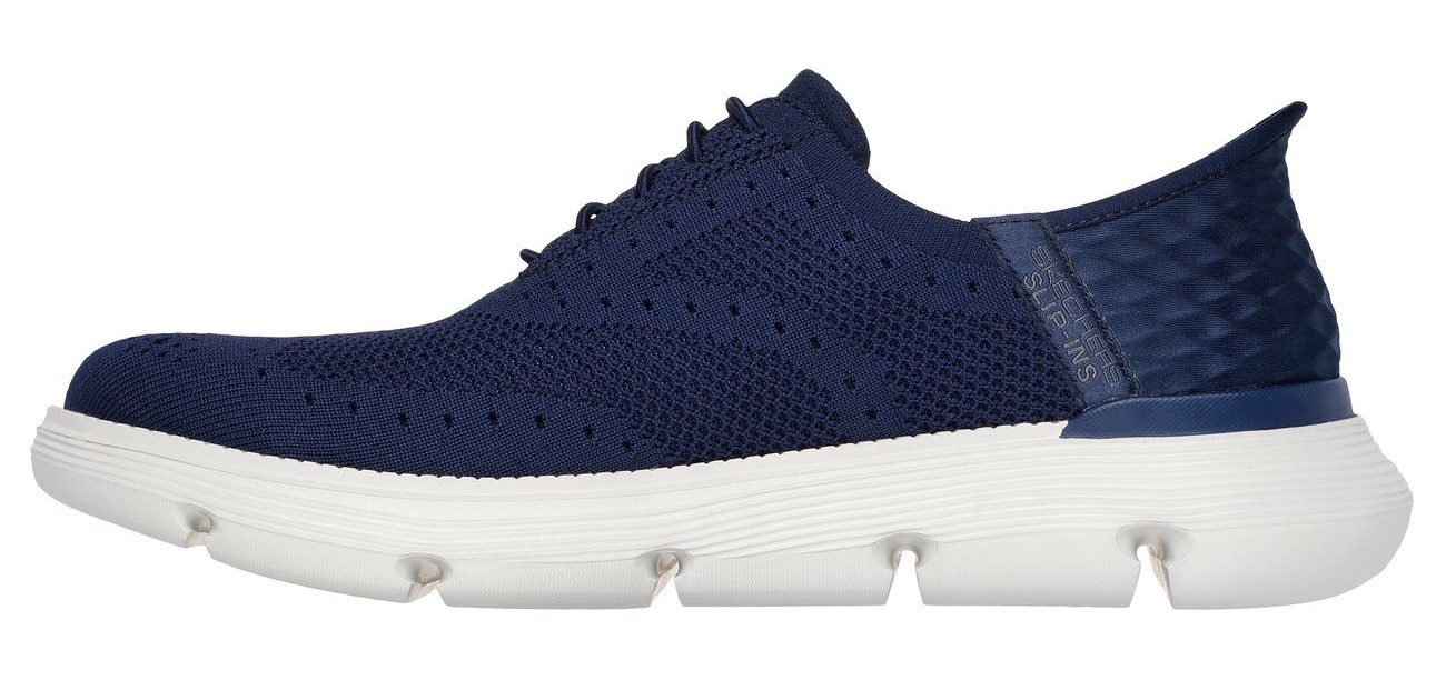 Skechers Slip-on sneakers GARZA-PALMA , budapester, instapschoen, zakelijke schoen in veganistische uitvoering