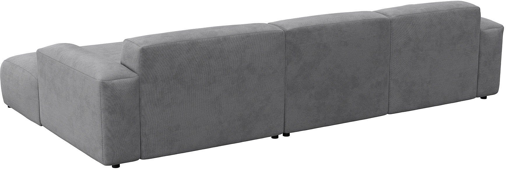 FLEXLUX Hoekbank Lucera comfortabel en comfortabel door hoogwaardige zitconstructie, L-vorm