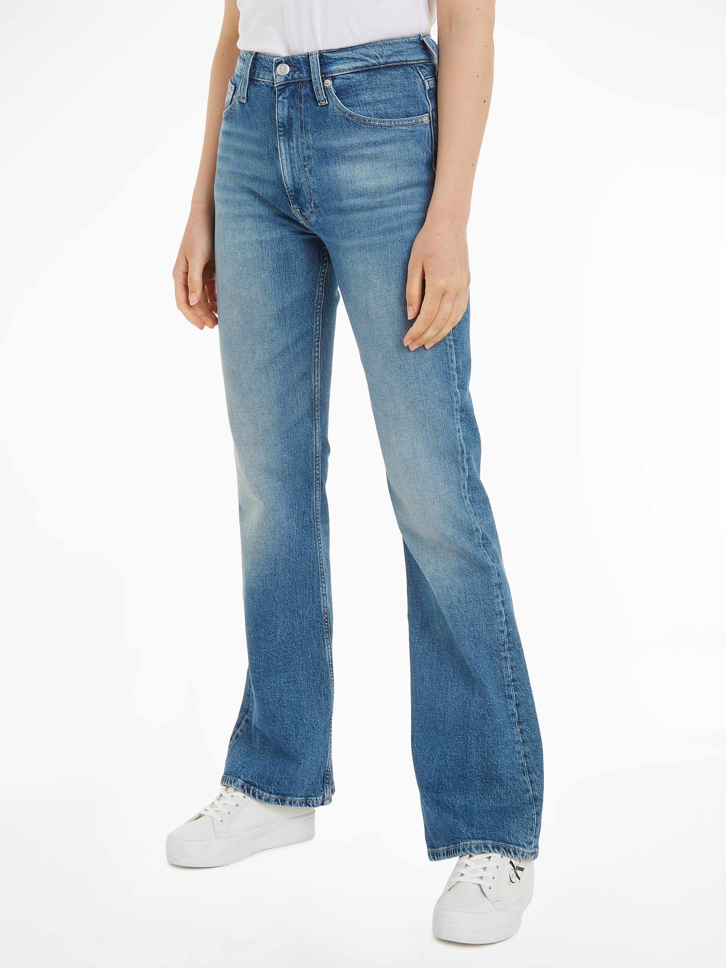 Calvin Klein Jeans Authentieke Bootcut Jeans Blue Dames