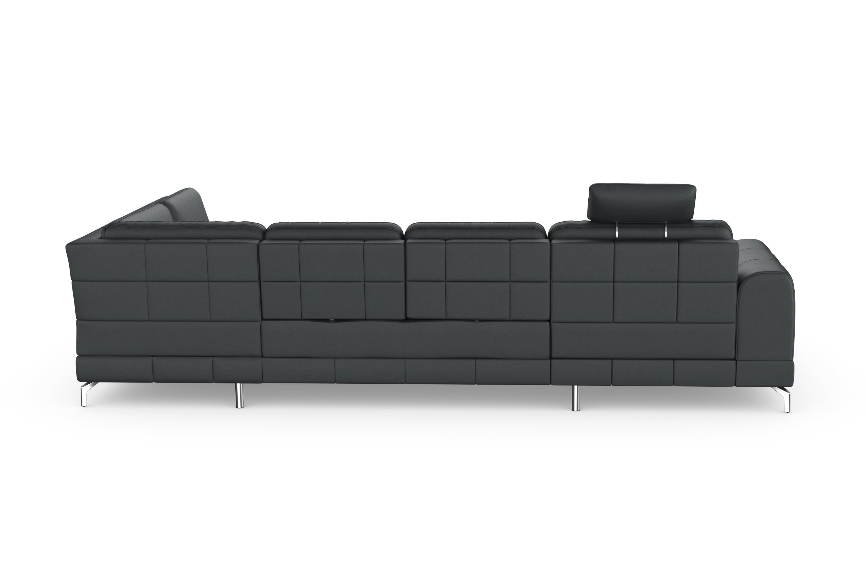 sit&more Zithoek Bendigo U-vorm inclusief zitdiepteverstelling, bodemvrijheid 12 cm, in 2 pootkleuren