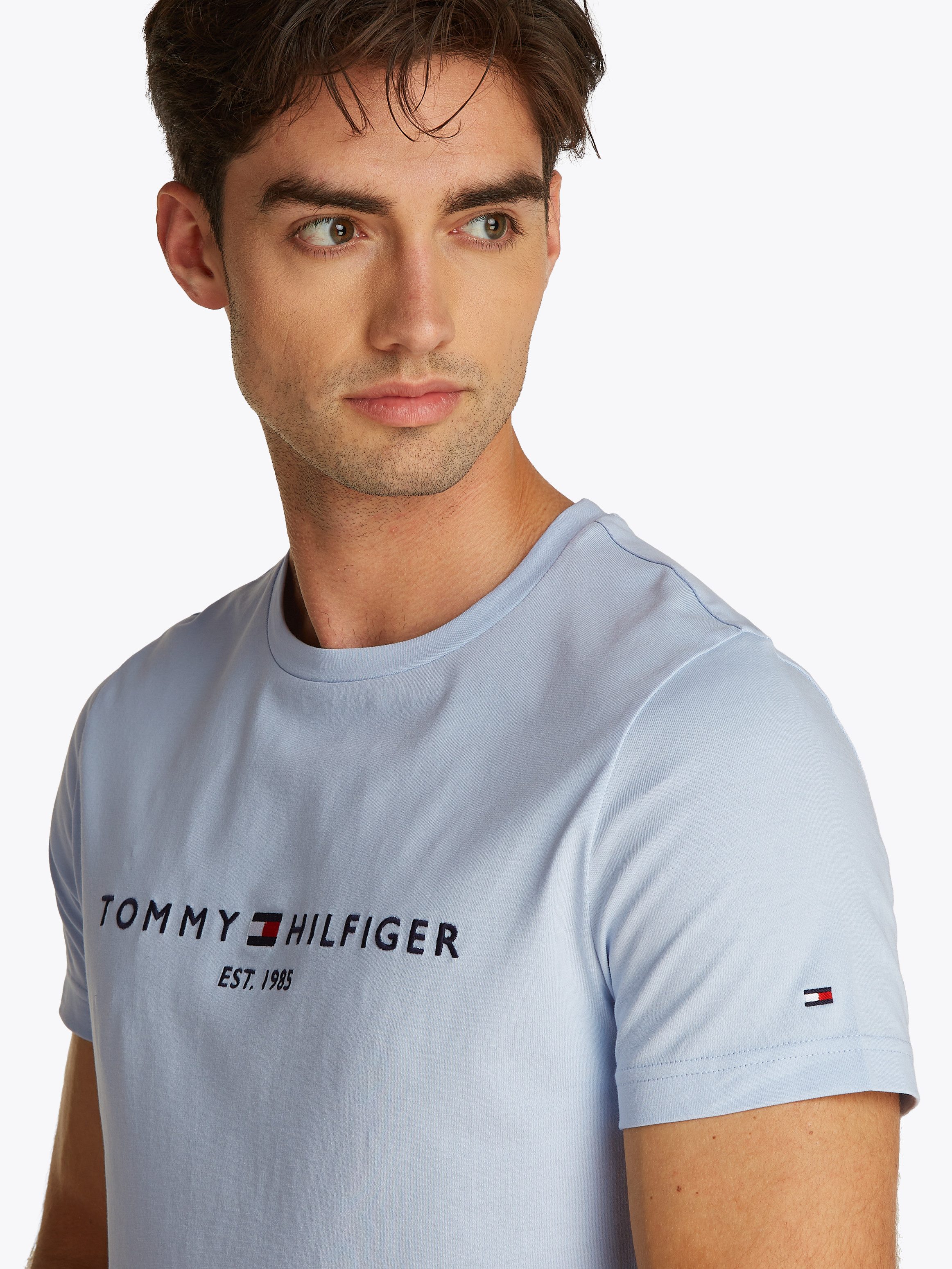 Tommy Hilfiger T-shirt Tommy Logo Tee van duurzaam katoen