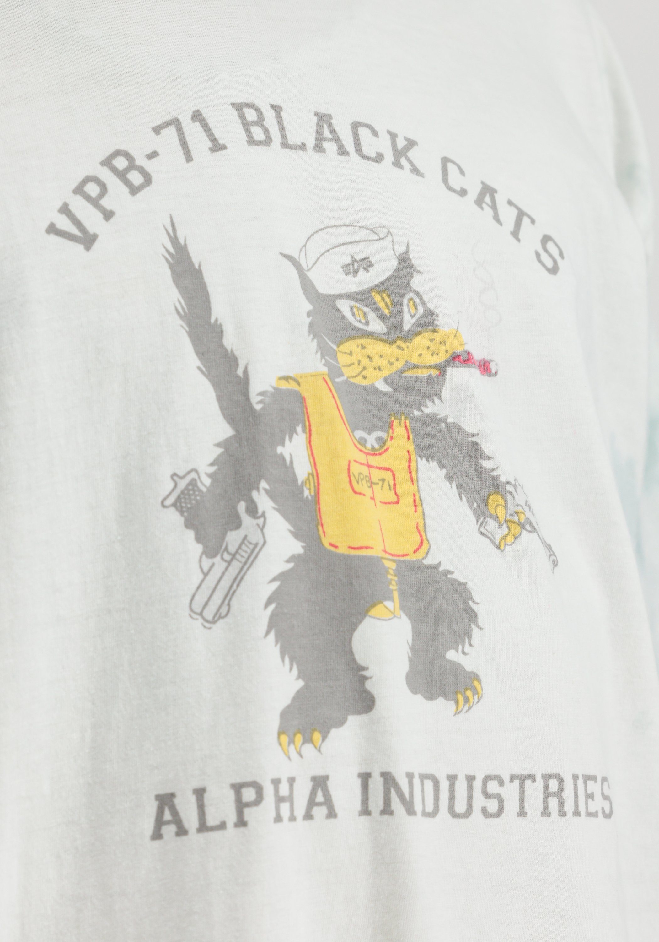 Alpha Industries T-shirt Men T-Shirts Black Cats T