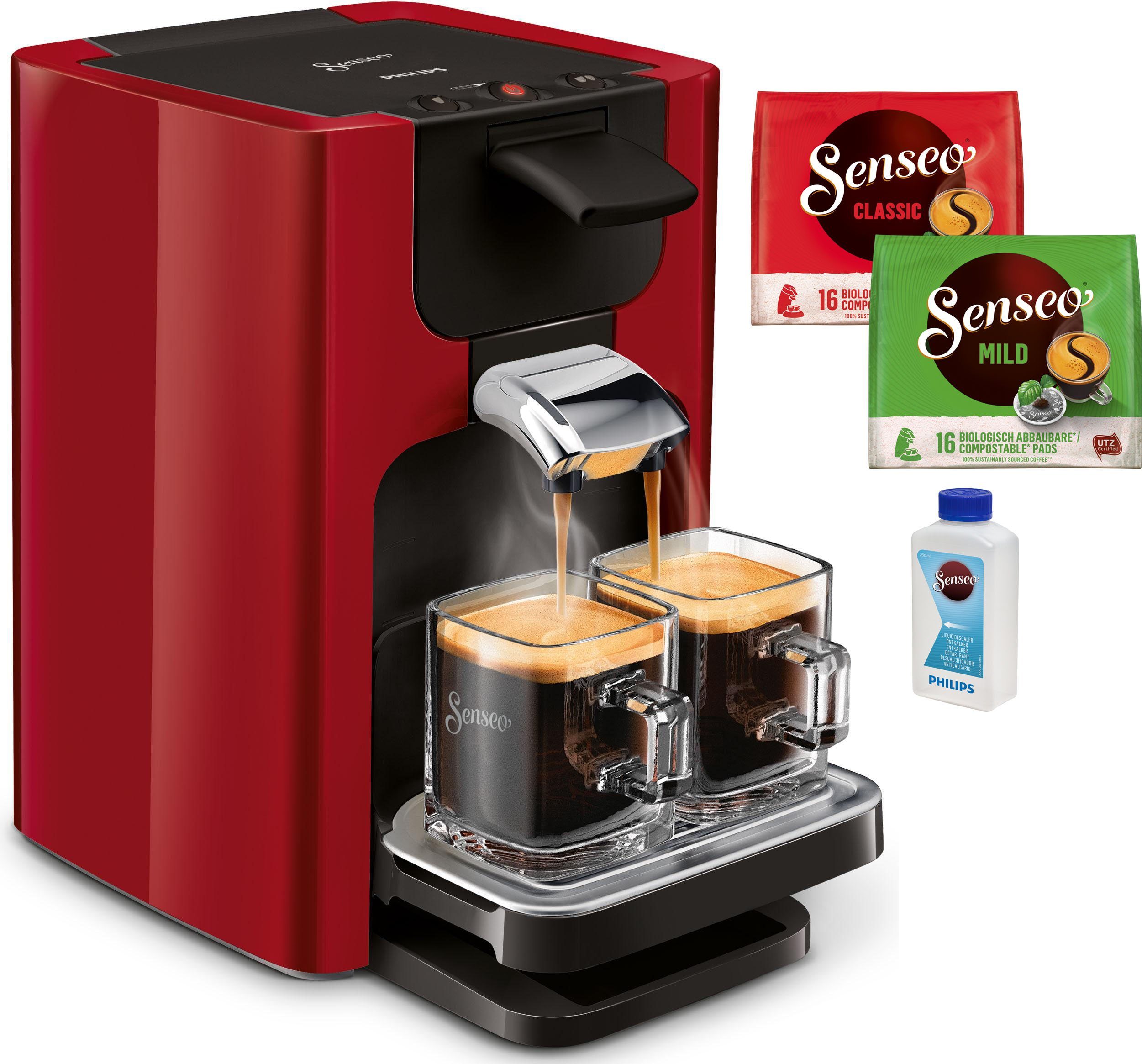 Senseo Koffiepadautomaat SENSEO® Quadrante HD7865/80, inclusief gratis toebehoren ter waarde € 14,- in online winkel | OTTO