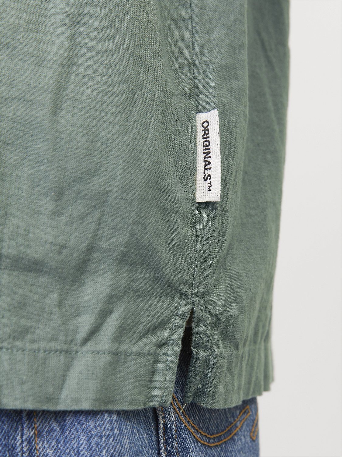 Jack & Jones Overhemd met korte mouwen JORFARO LINEN OVERSIZED SHIRT SS SN