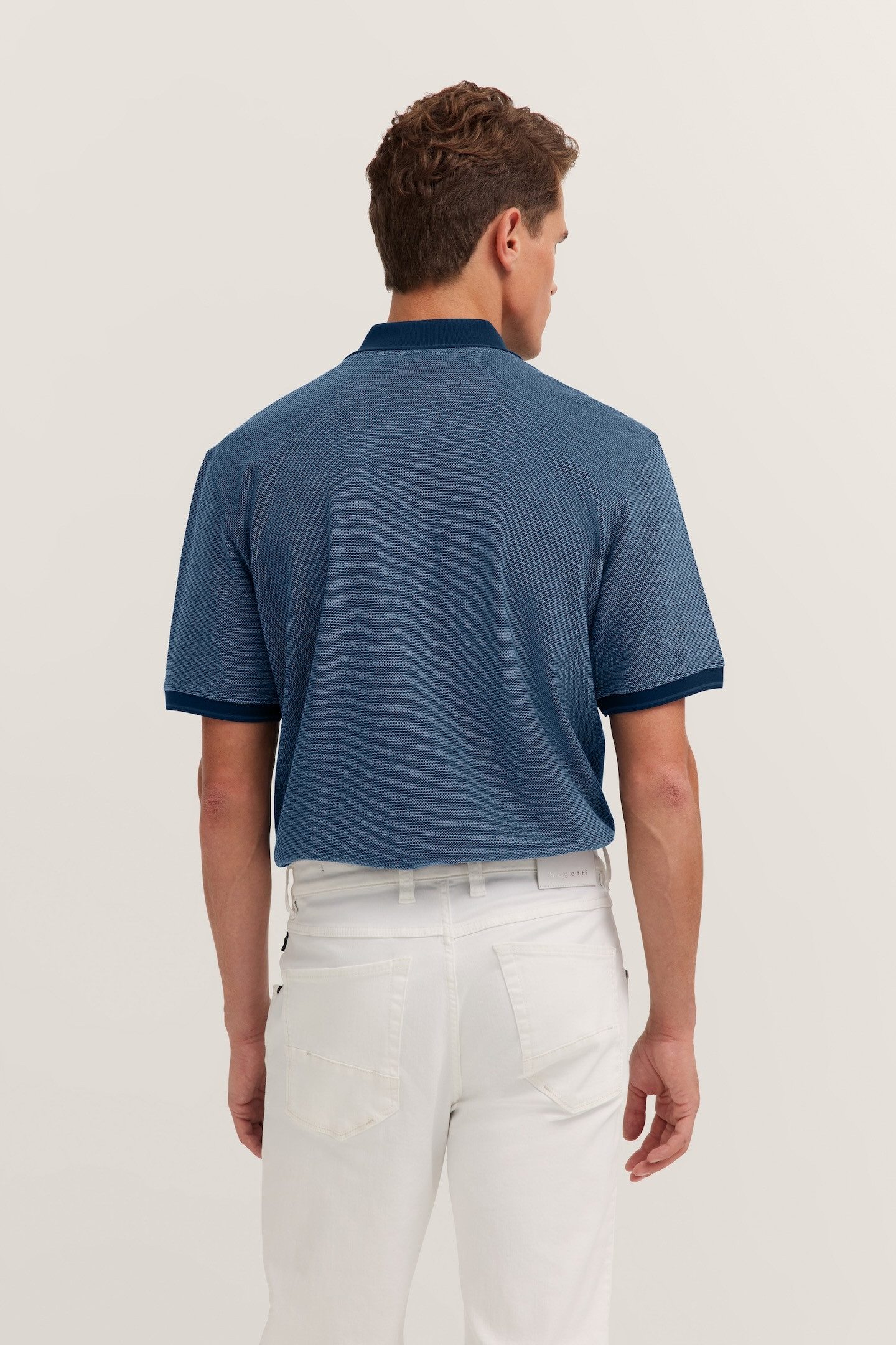 Bugatti Poloshirt gemaakt van katoen
