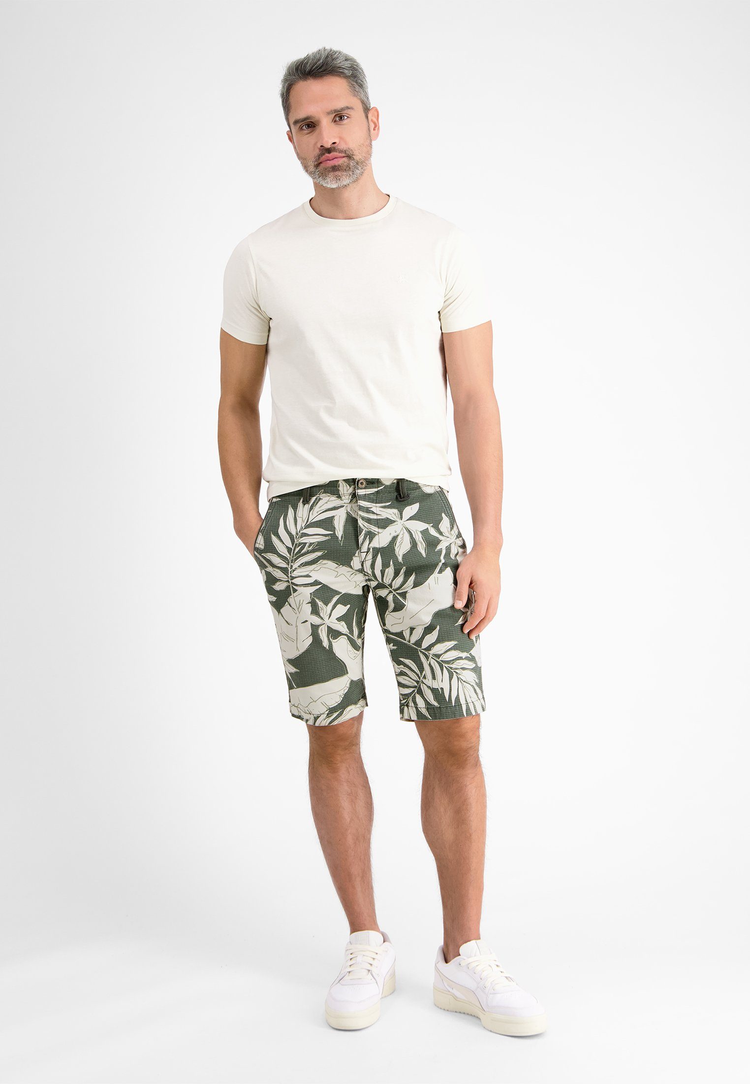 Lerros Bermuda LERROS bermuda met alloverprint