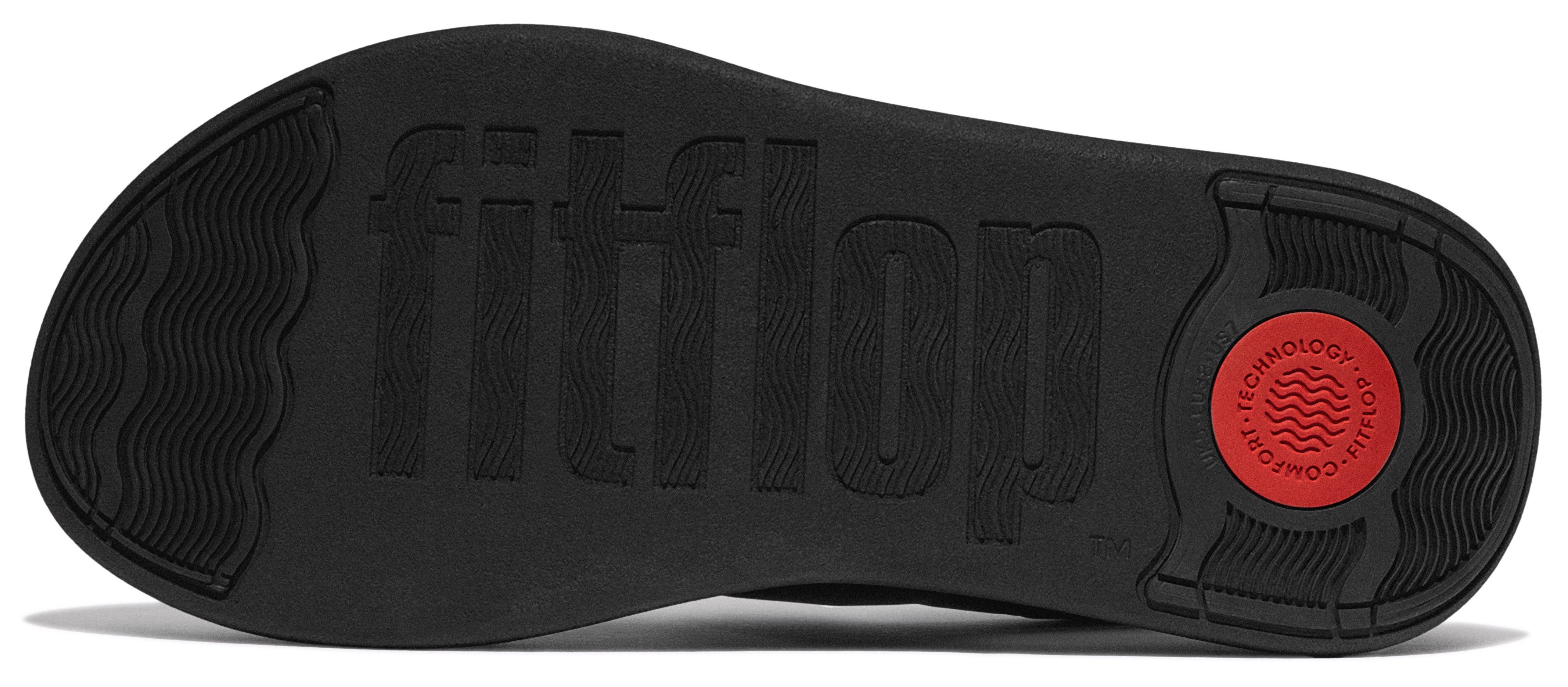 Fitflop Sandalen F-MODE GO , wig sandaal, klittenbandschoen, zomerschoen met uitstekende demping