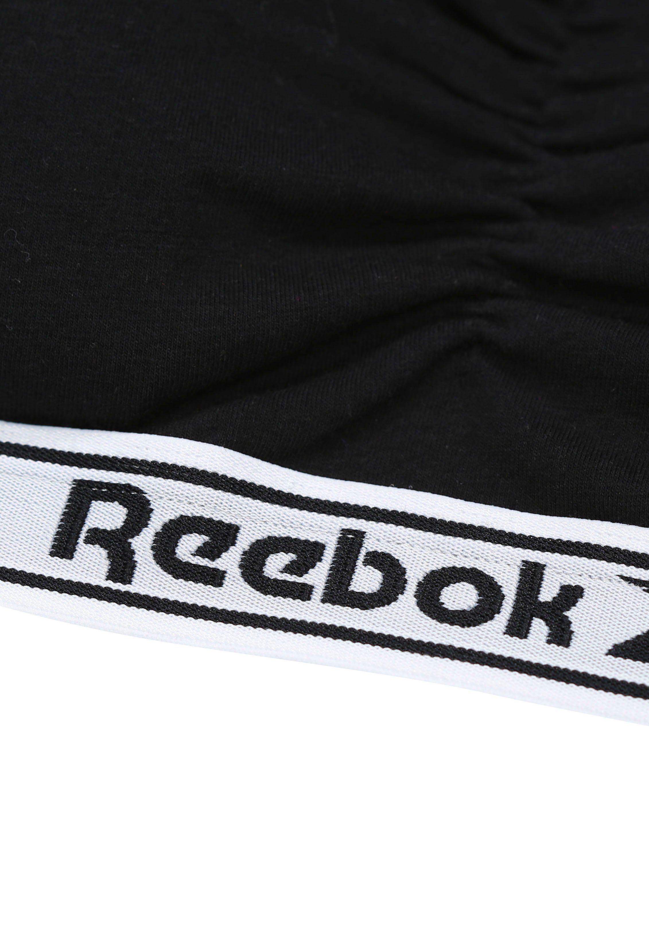 Reebok Bustier Jackie Logoprint op de band onder de buste, plooien aan de voorkant