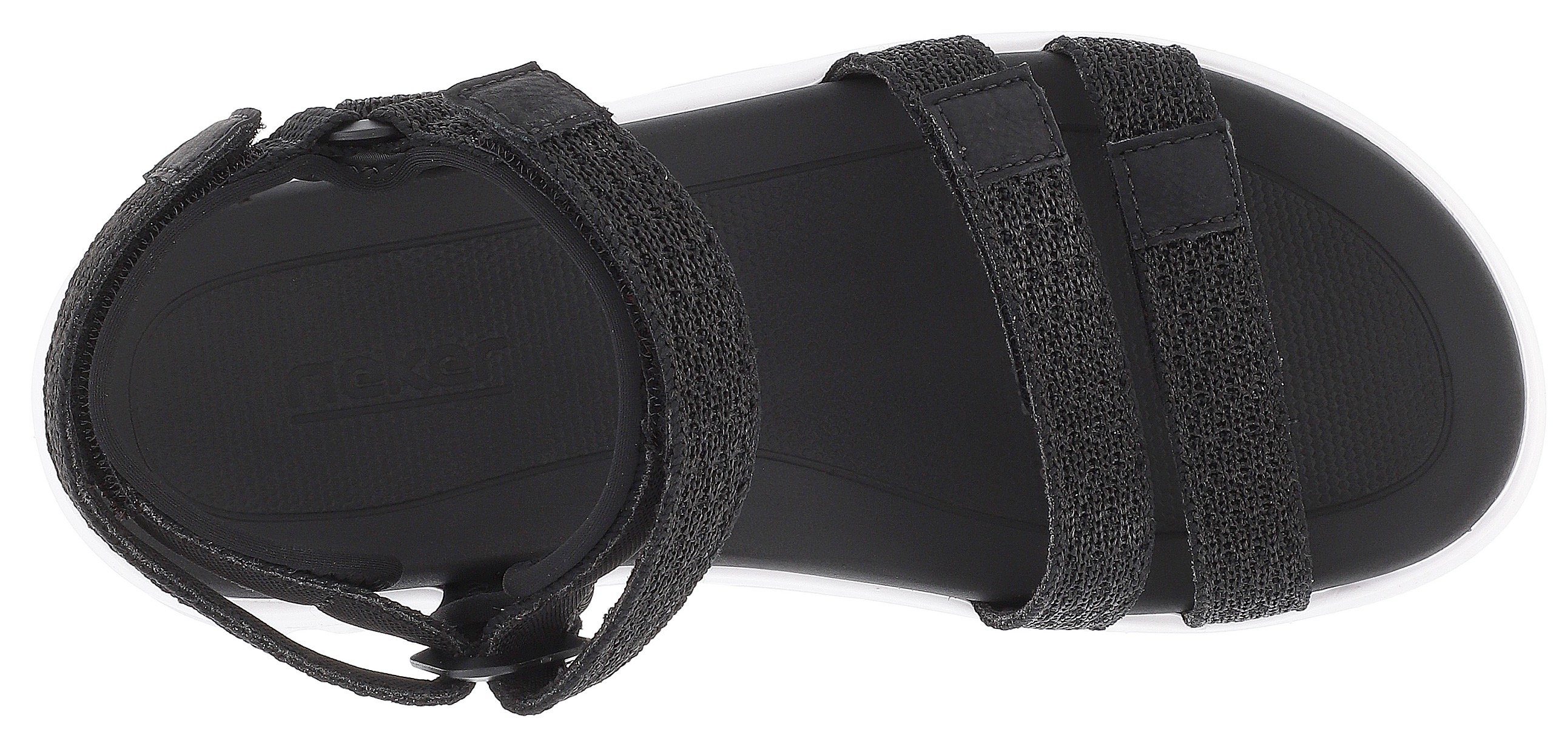 Rieker EVOLUTION Sandalen , zomerschoen, sandaal, sleehak, met klittenbandsluitingen, wasbaar
