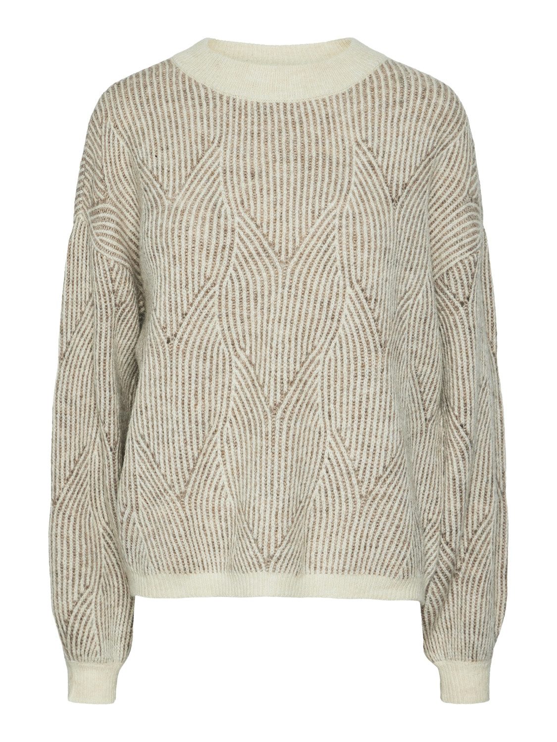 pieces Trui met ronde hals PCJENNA LS O-NECK KNIT NOOS BC