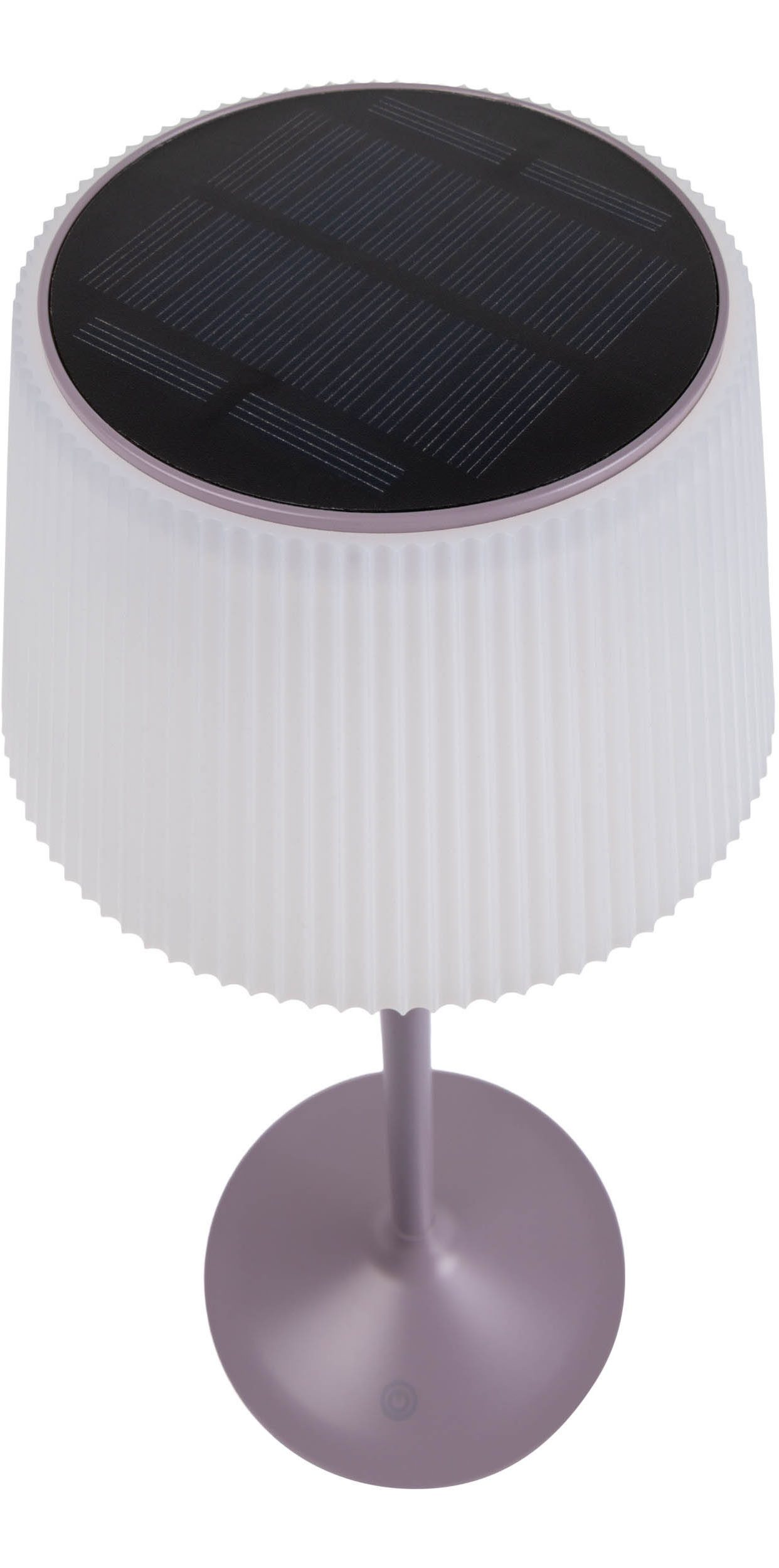 näve Led-tafellamp Zonne-lamp / acculamp "EMMI" Zonne-energie, accubedrijf, CCT, aanraaksensor, accutafellamp (1 stuk)