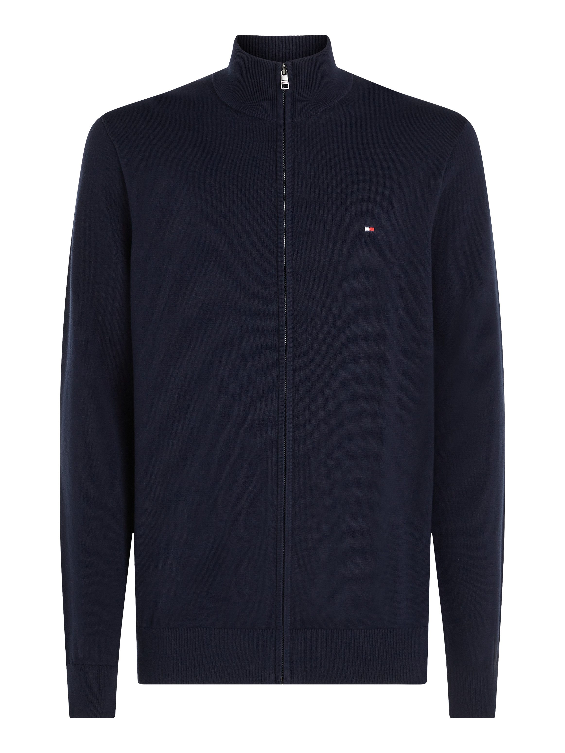 Tommy Hilfiger Vest ESSENTIAL COTTON ZIP THRU
