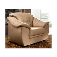 sitmore fauteuil naturleder, inclusief comfortabele binnenvering bruin