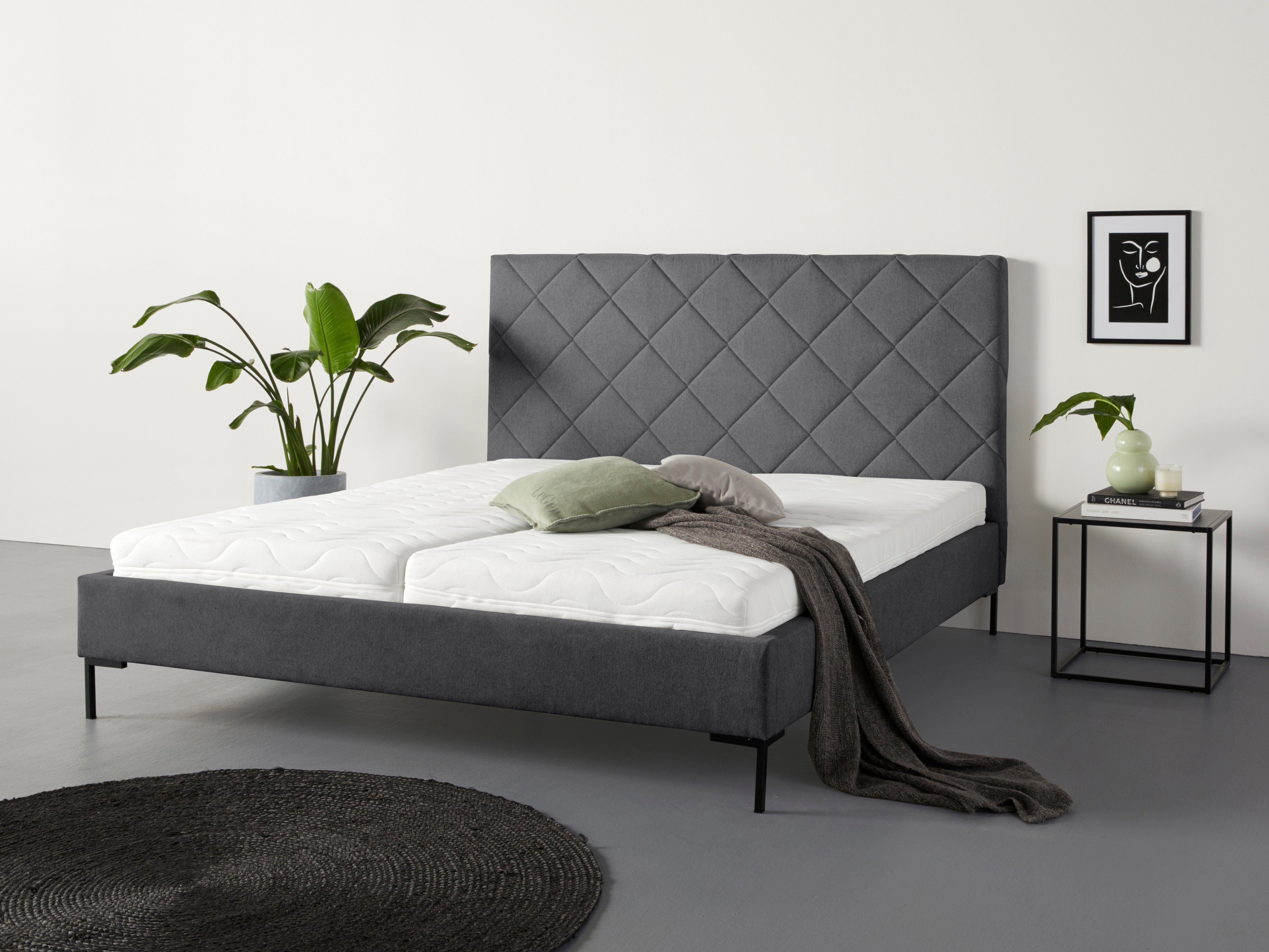 Guido Maria Kretschmer Home&Living Gestoffeerd bed CHARLOTT Modern bekleed bed met of zonder lattenbodem
