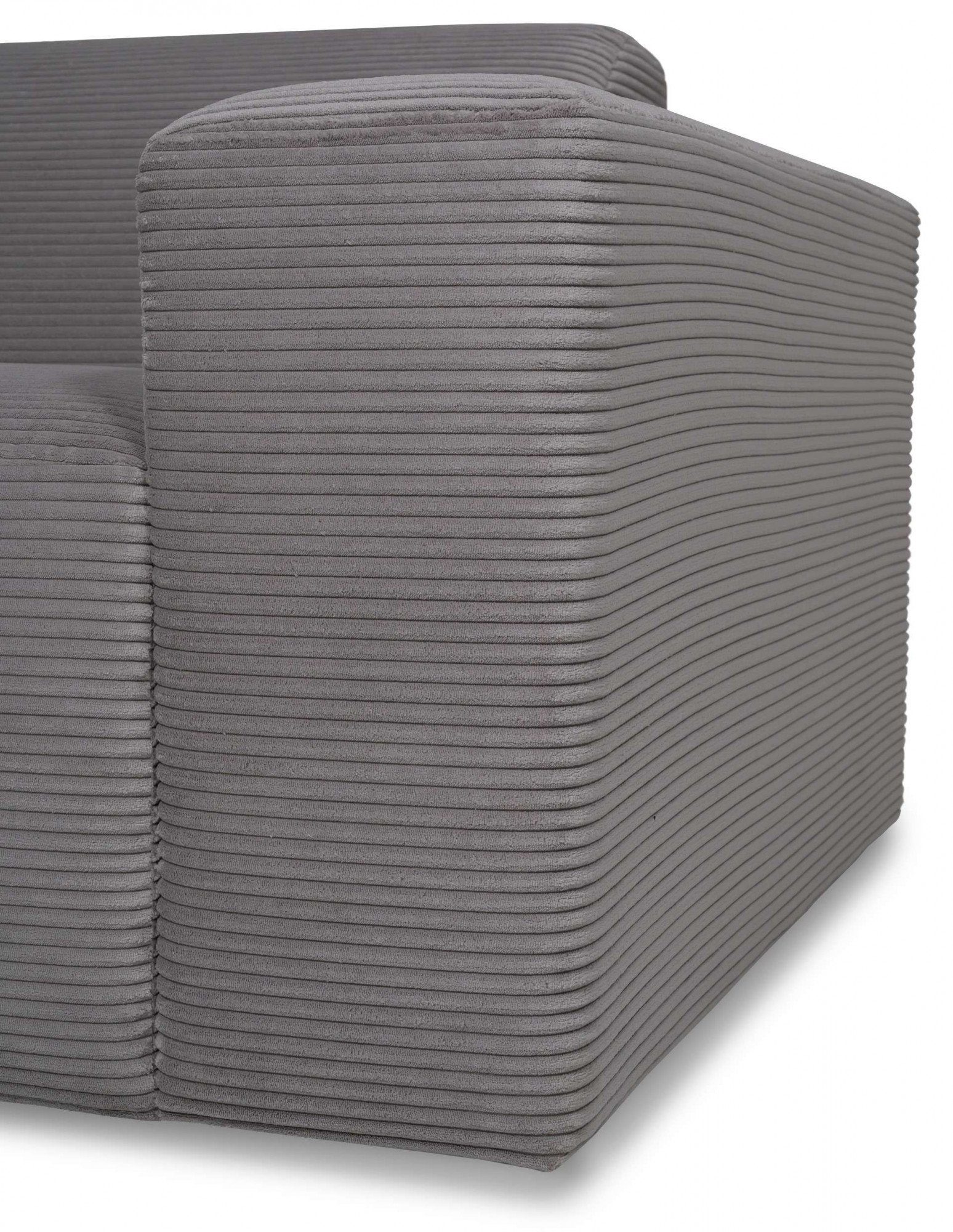 INOSIGN 3-zitsbank Koa, 228 cm, modulair bankstel in webstof, cord Designbank in corduroy, zachte lounge-zitcomfort