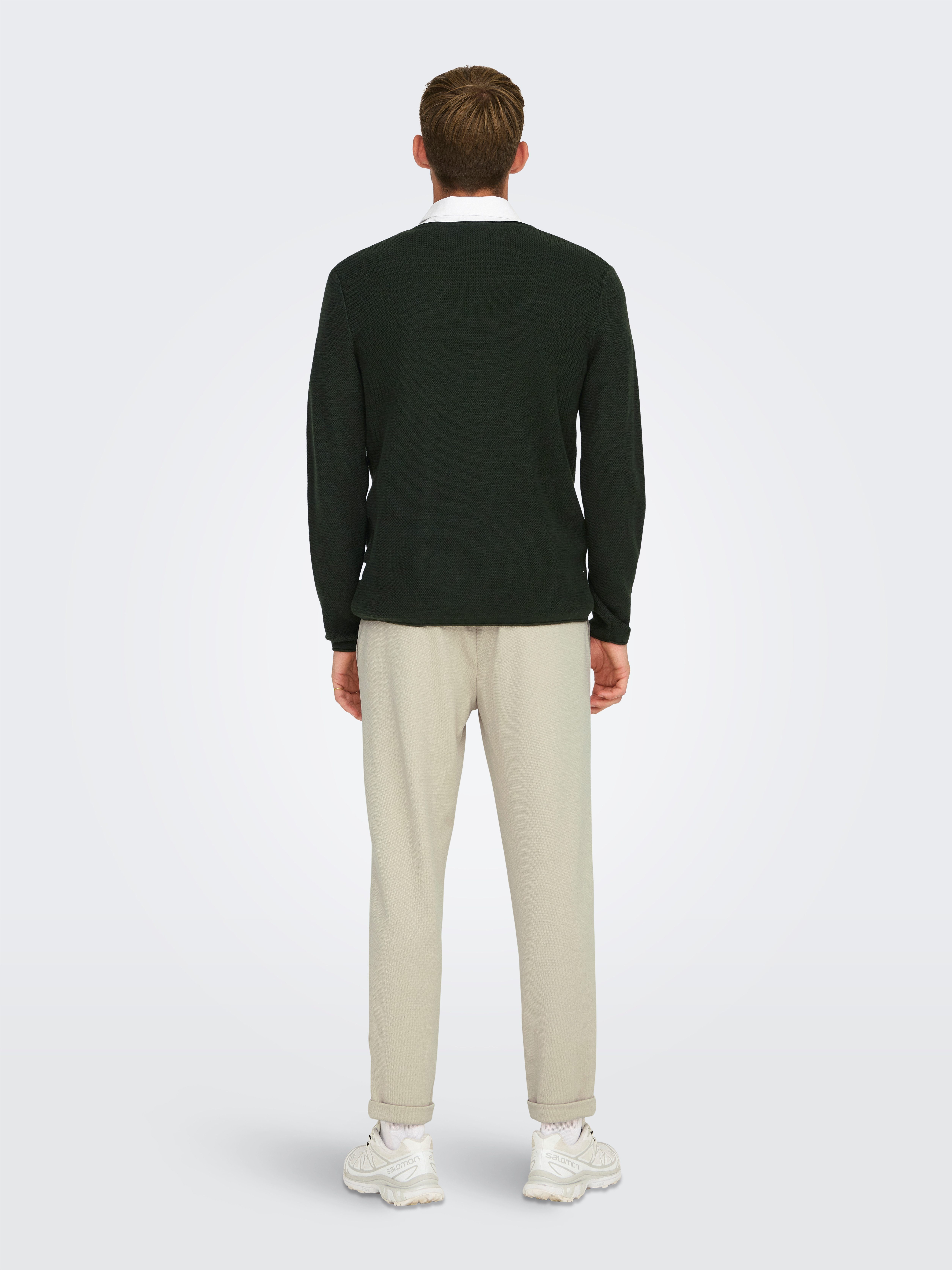ONLY & SONS Gebreide trui ONSERIC REG 12 STRUC CREW KNIT