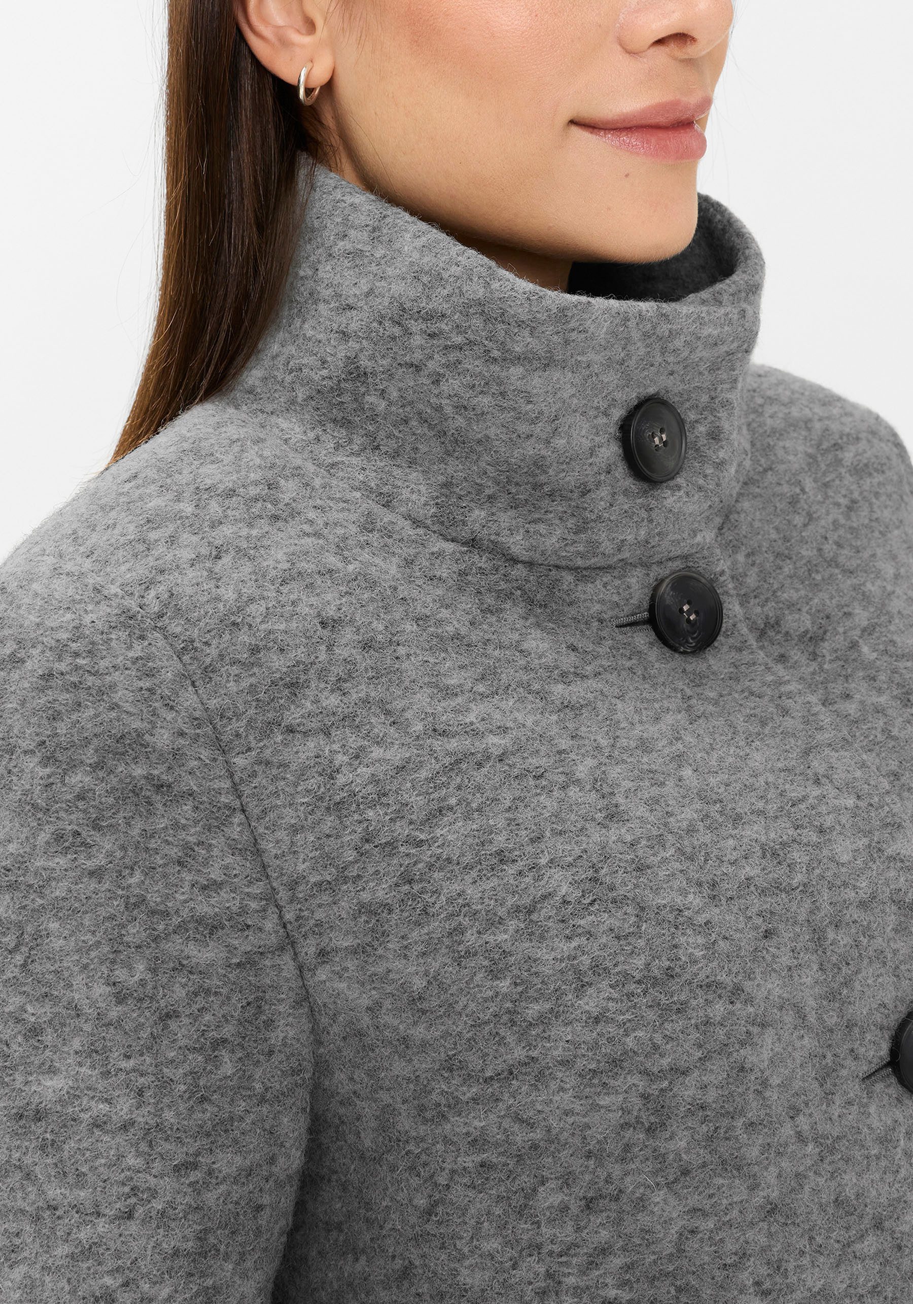 Fuchs Schmitt Wollen jas Met een ronde hals