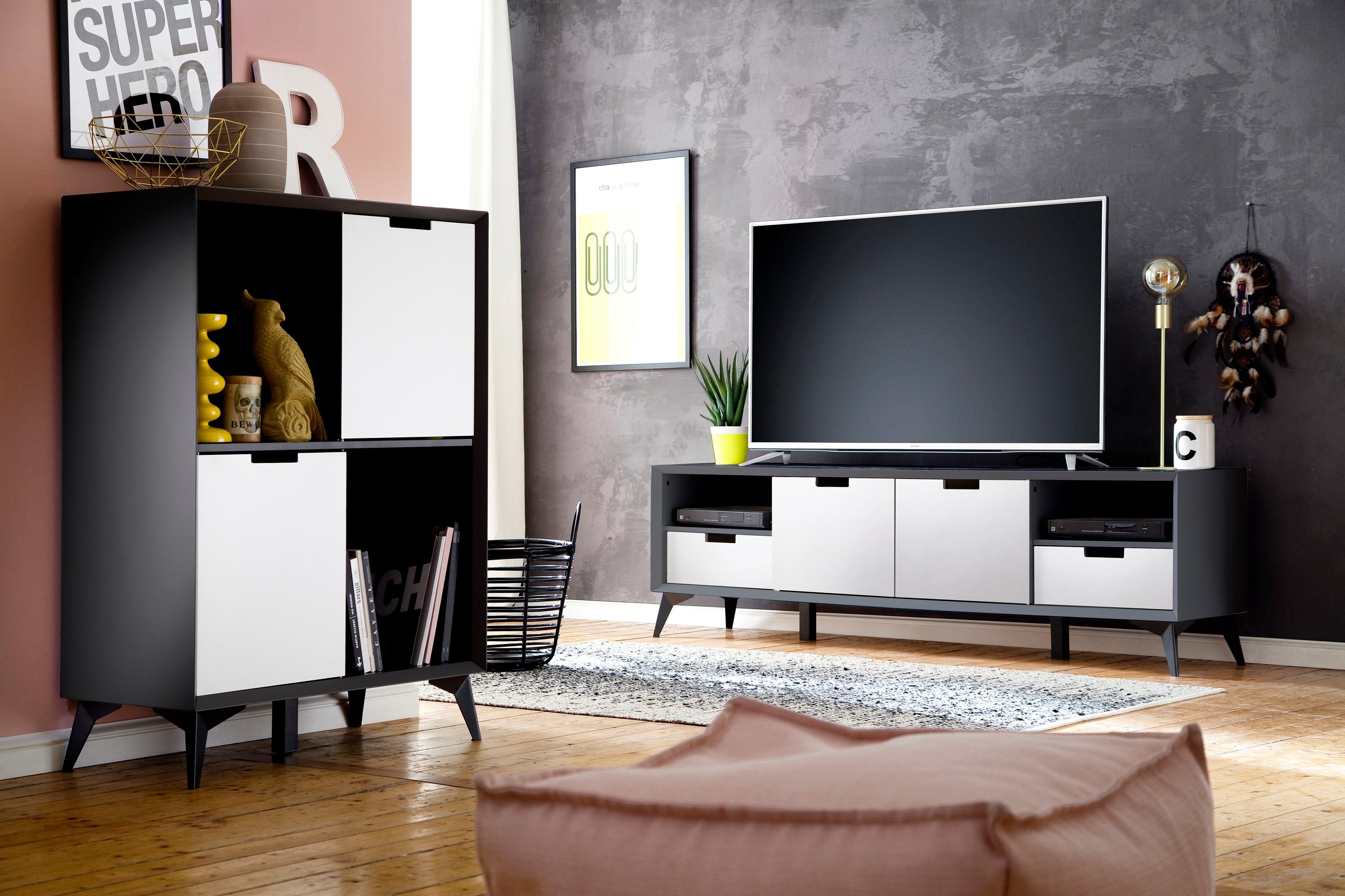 MCA furniture Highboard Netanja Breedte ca. 80 cm