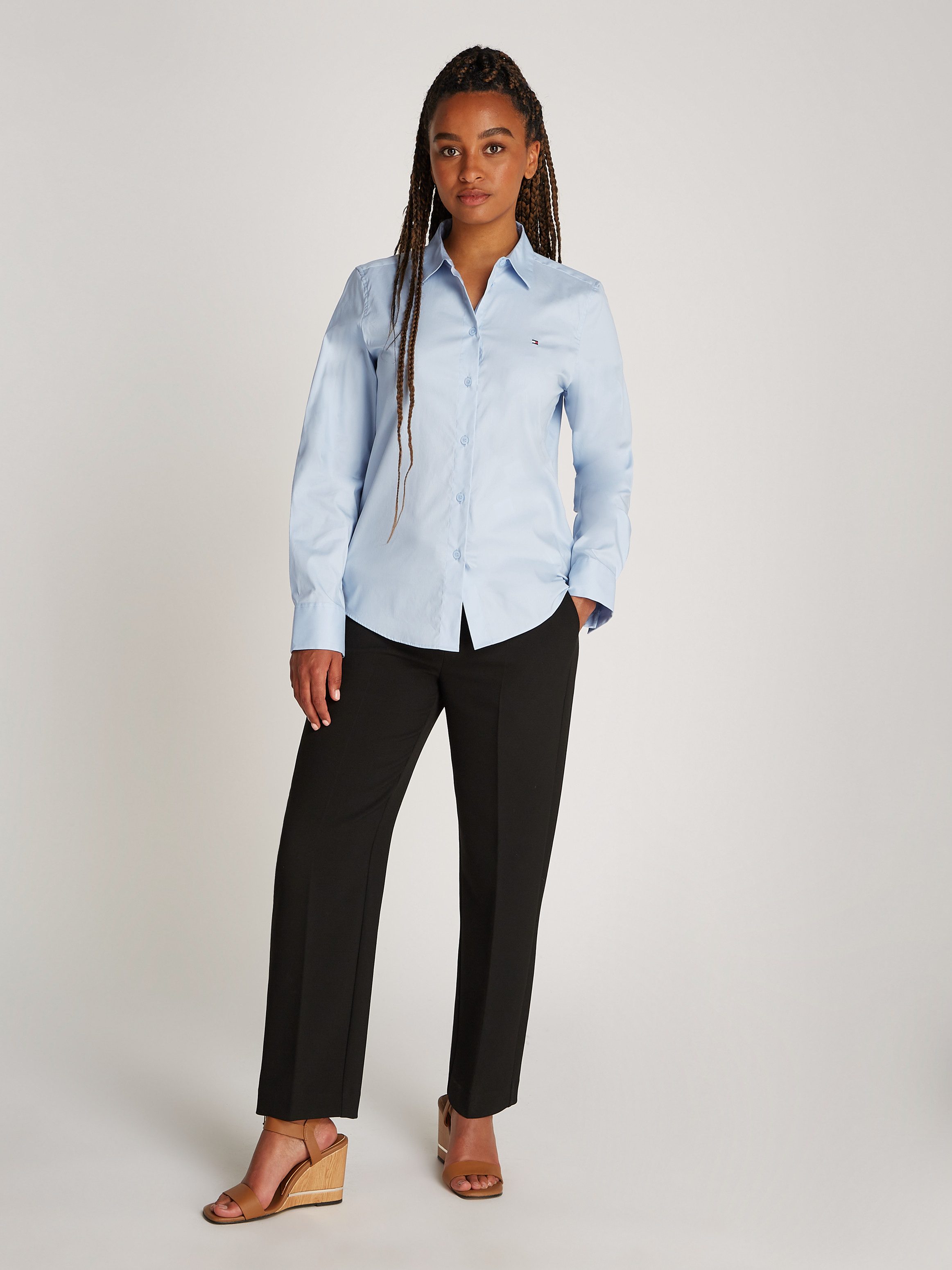 Tommy Hilfiger Overhemdblouse ESS POPLIN REGULAR SHIRT