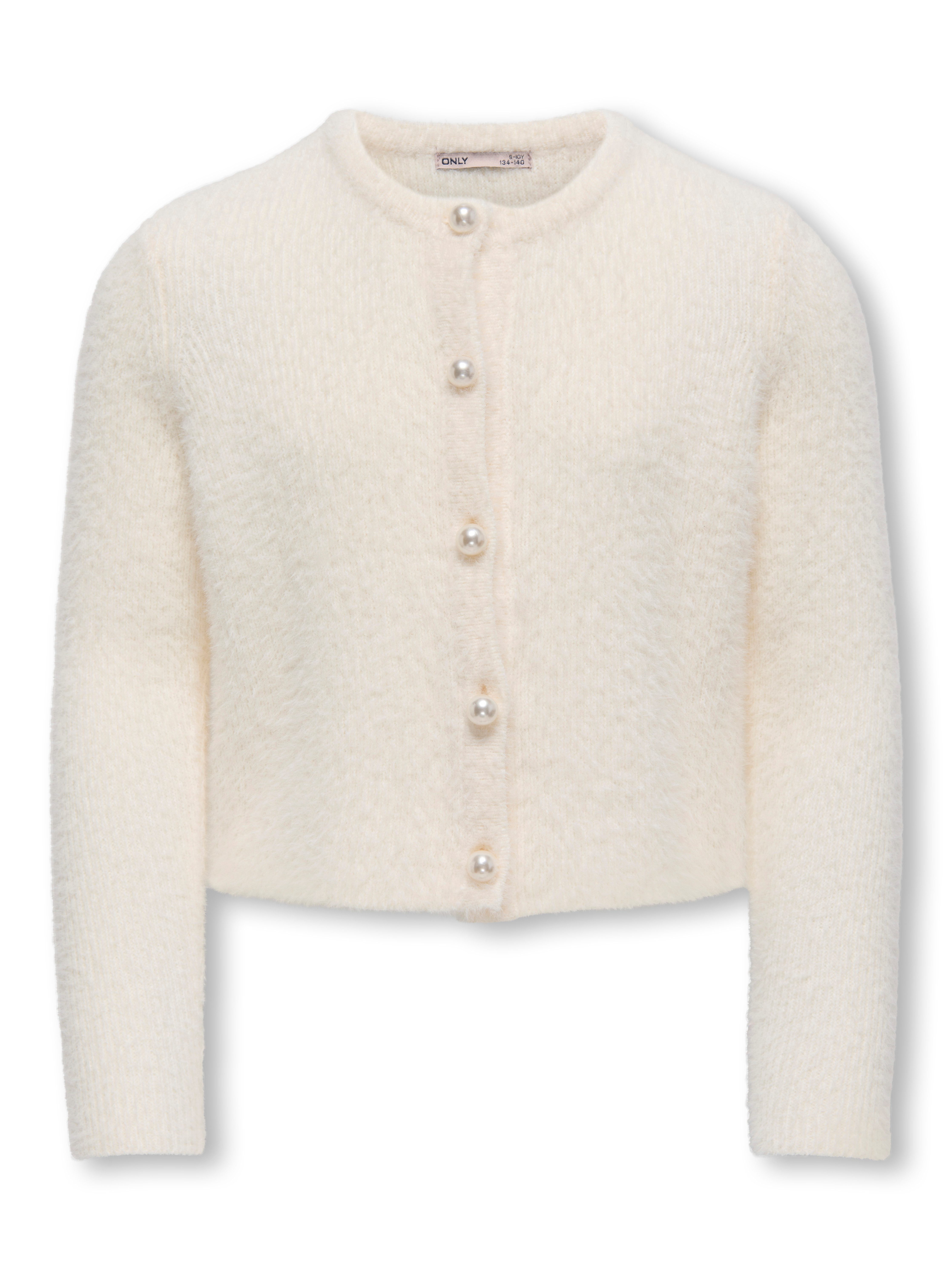KIDS ONLY Vest KOGPIUMO PETRA PEARL O-NECK CAR CP KNT