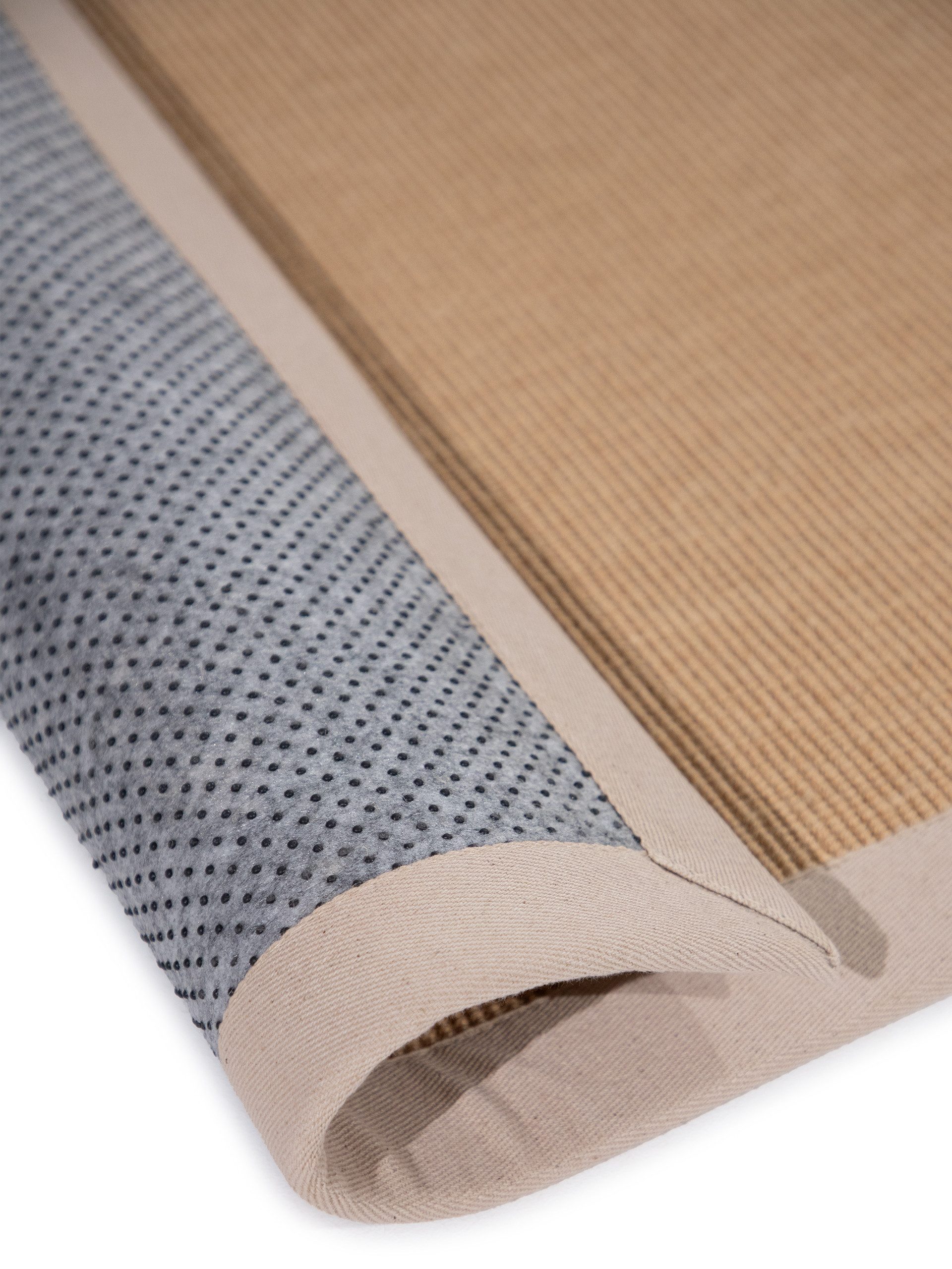 carpetfine Sisalkleed Sisal met gekleurd randdessin, antislip achterzijde