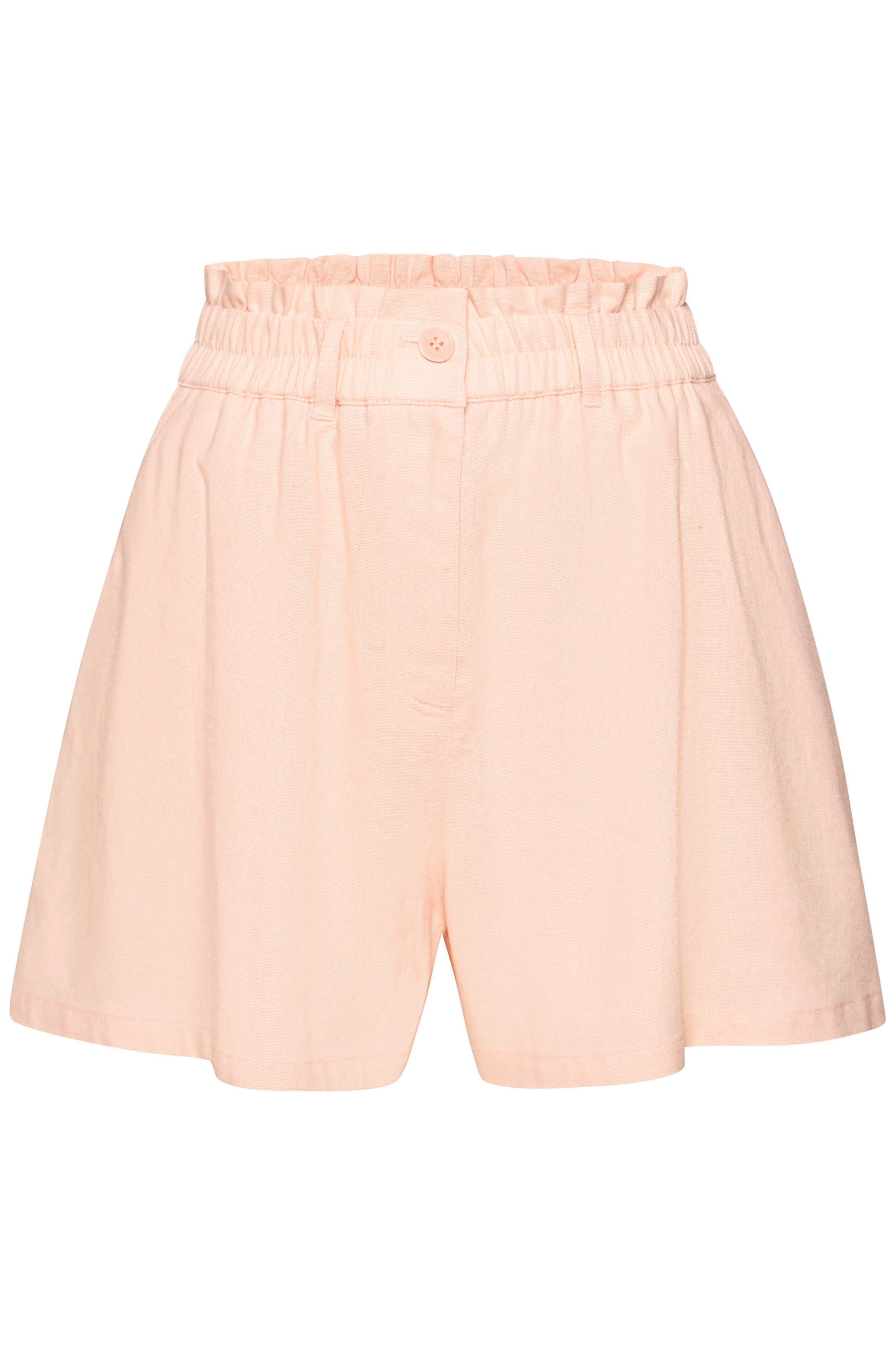 Buffalo Short met linnenpercentage, luchtige korte broek met zakken, zomer shorts