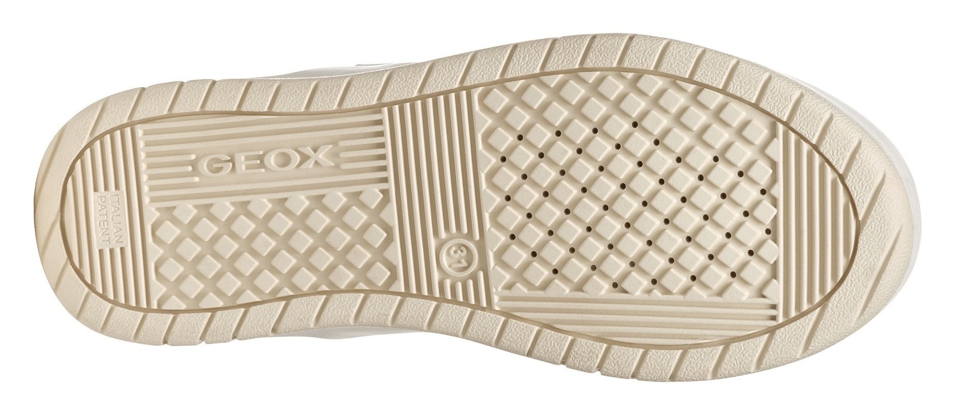 Geox Sneakers J Perth Boy , retro sneaker, slip-on sneaker met klittenbandsluiting