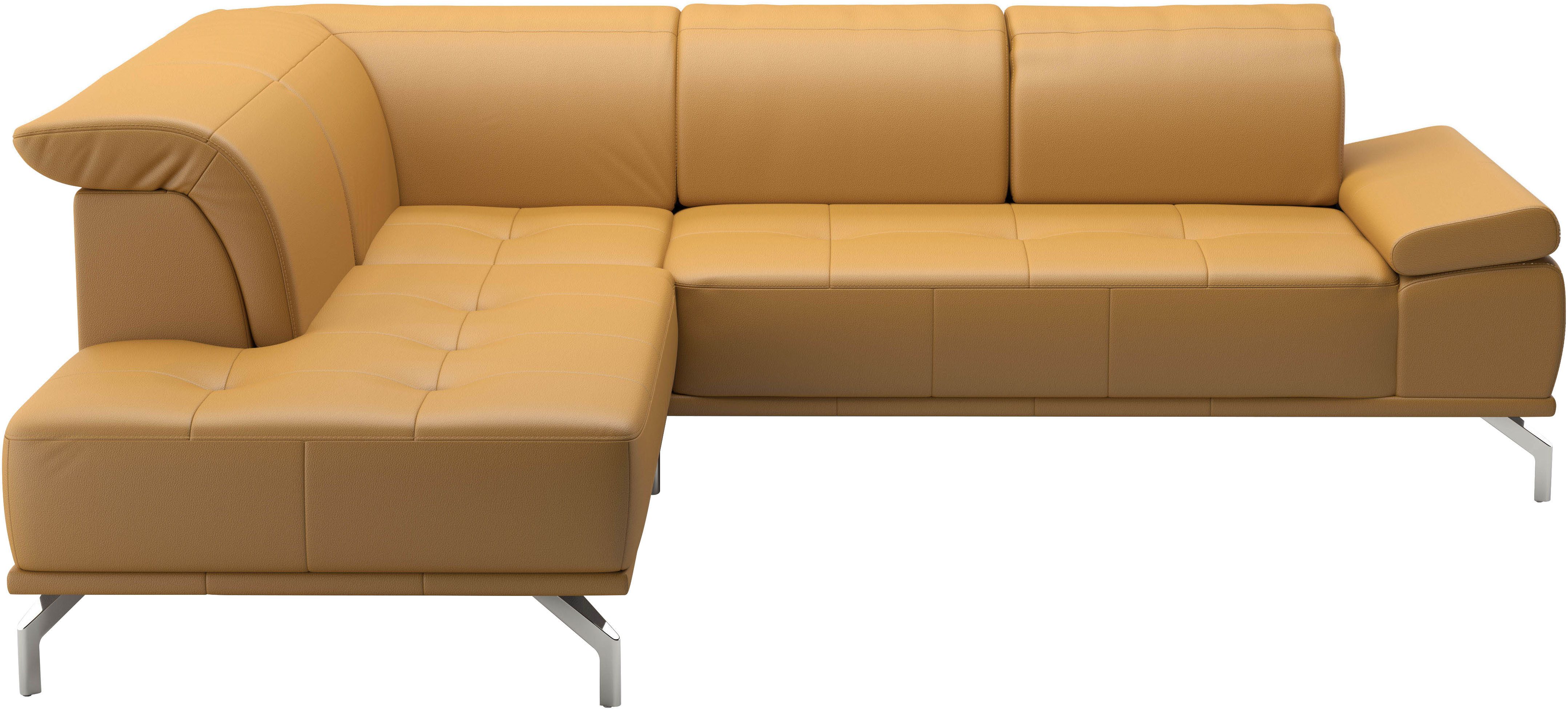 Places of Style Hoekbank Caluna Incl. zitdiepteverstelling, optioneel met hoofd- en armleuningverstelling
