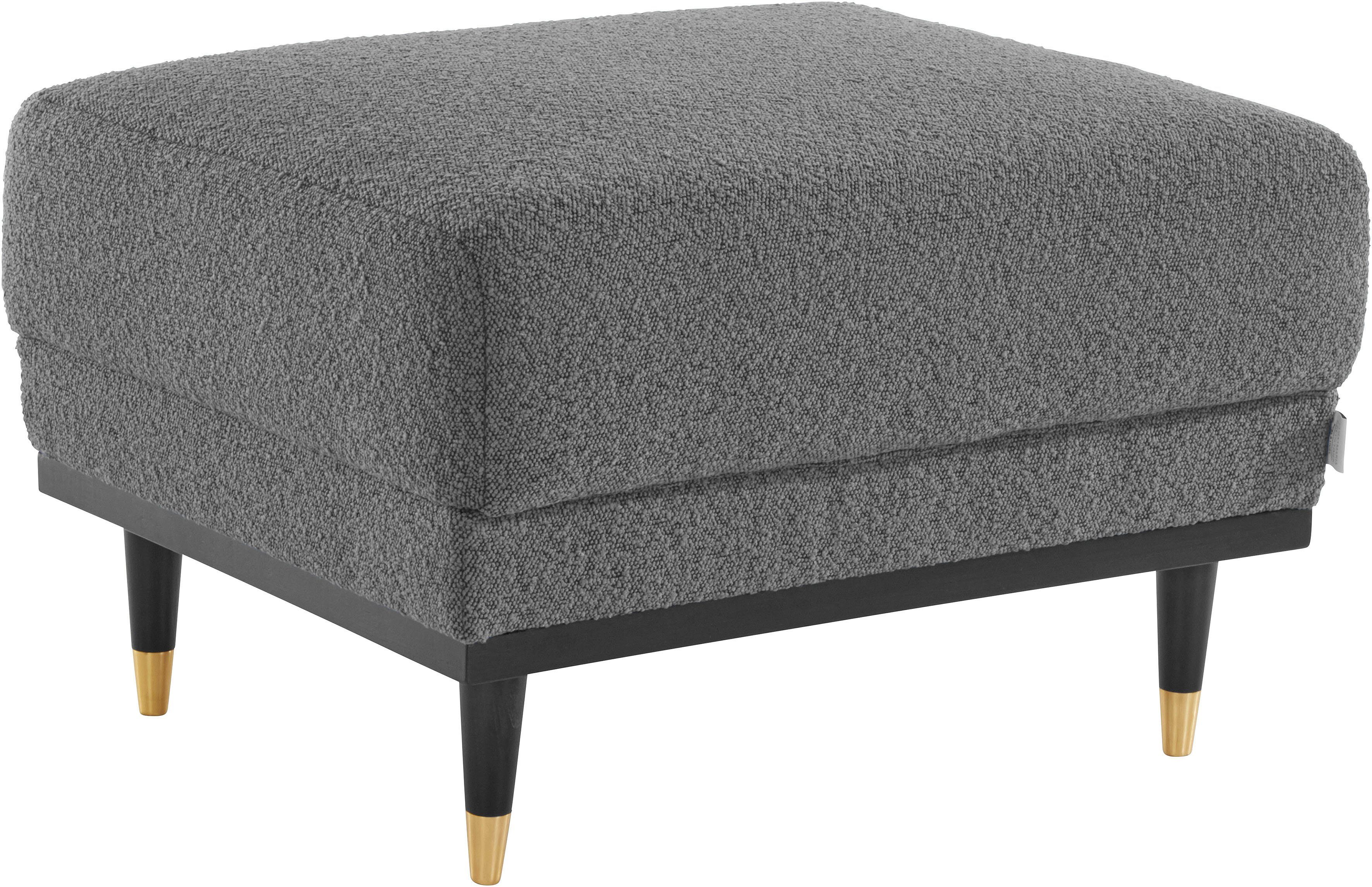 Home affaire Hocker Chamby New bouclé-structuurbekleding