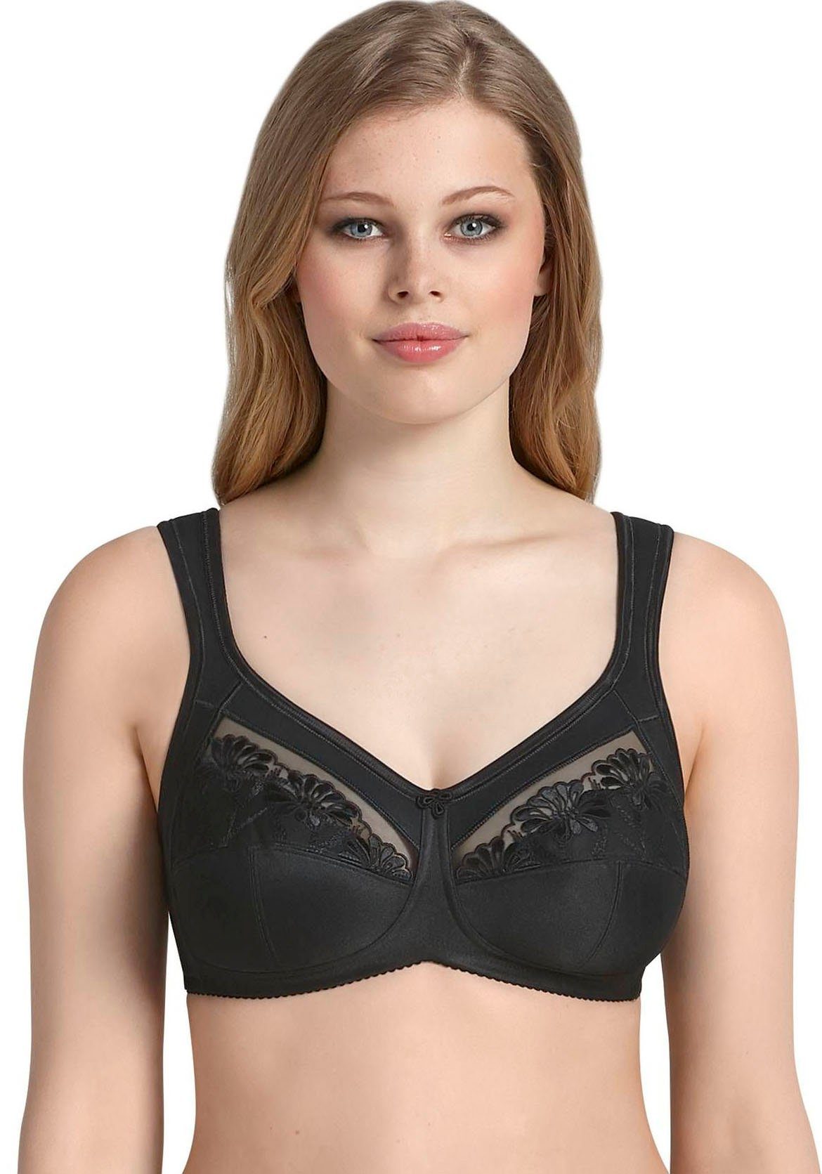 Anita Comfort Steun-bh Cup C-F, perfecte pasvorm, decoratief geborduurd voile (1-delig)