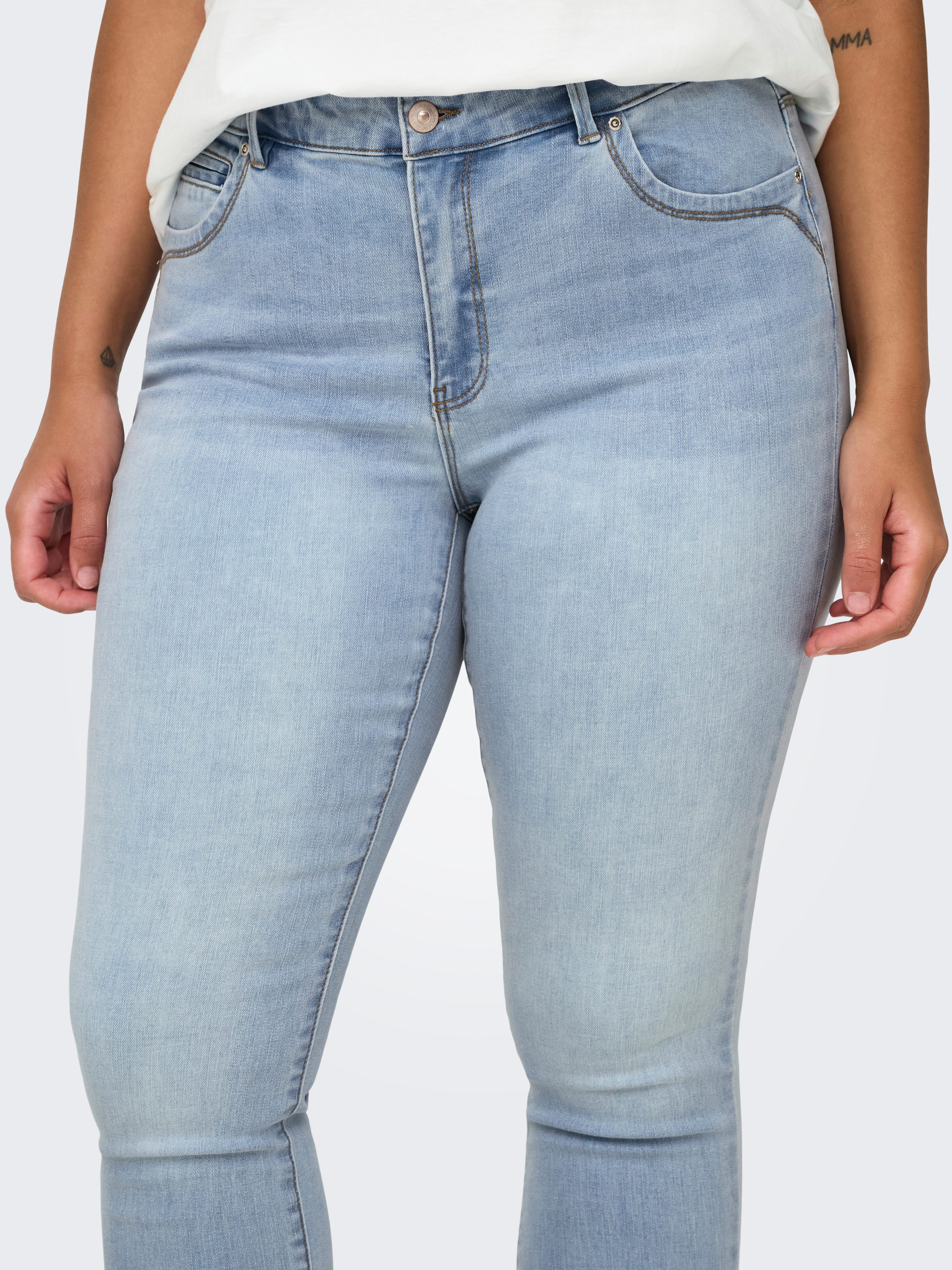 ONLY CARMAKOMA Skinny fit jeans CARKARLA REG SKINNY ANK DNM BJ639 NOOS