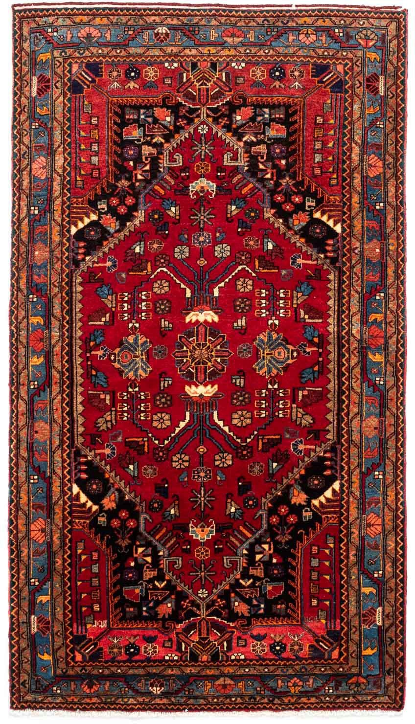 morgenland Wollen kleed Shiraz medaillon 272 x 183 cm Uniek exemplaar met certificaat