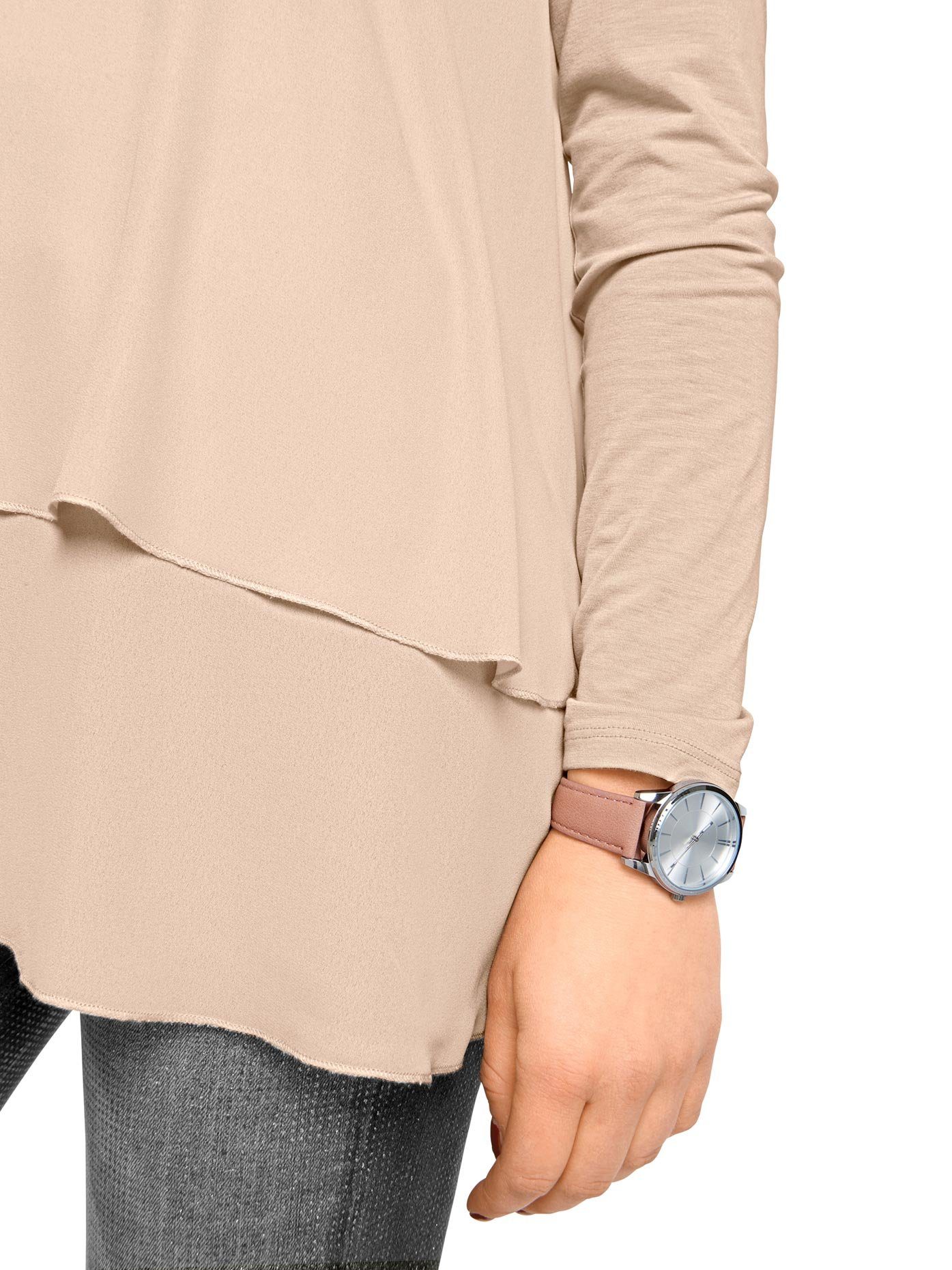 heine Shirt met ronde hals (1-delig)