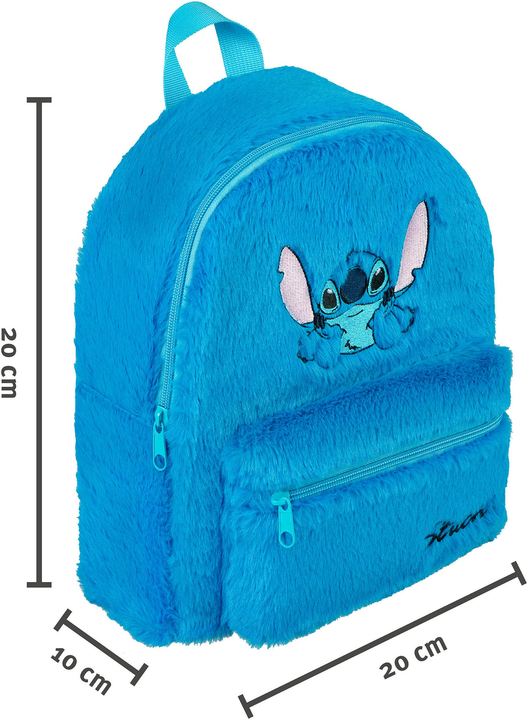 UNDERCOVER Kinderrugzak Lilo & Stitch pluche (set, 3-delig)