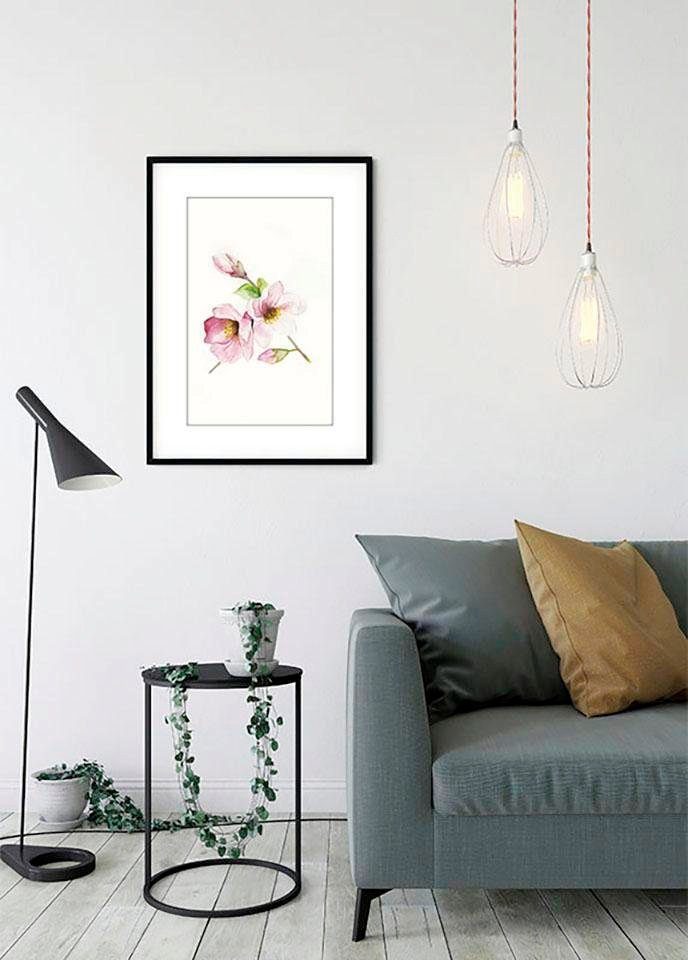 Komar Wanddecoratie Magnolia Breathe Wanddecoratie - zonder lijst (1 stuk)