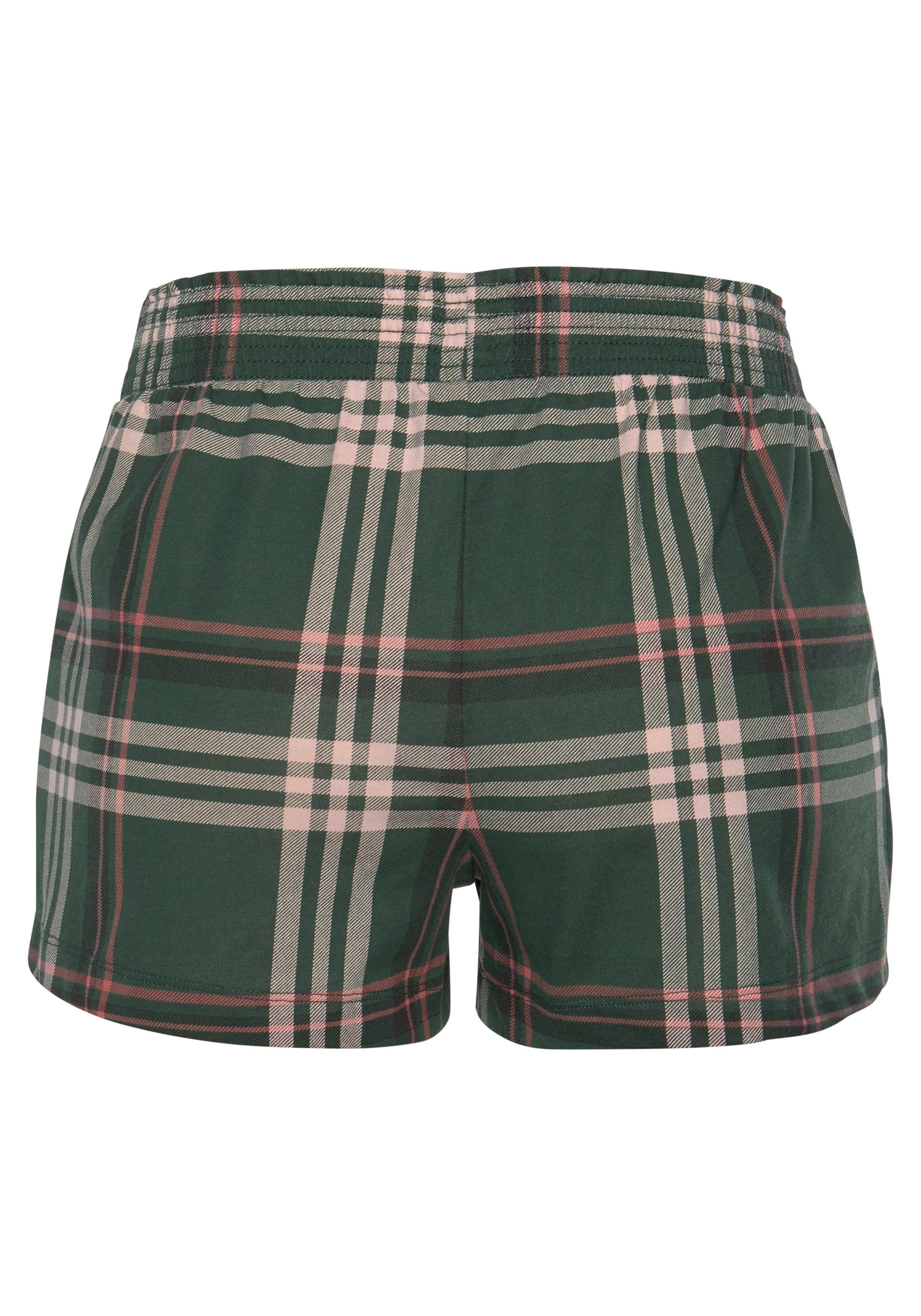 Vivance Dreams Shortama Elastische tailleband in smok-look (2-delig, 1 stuk)