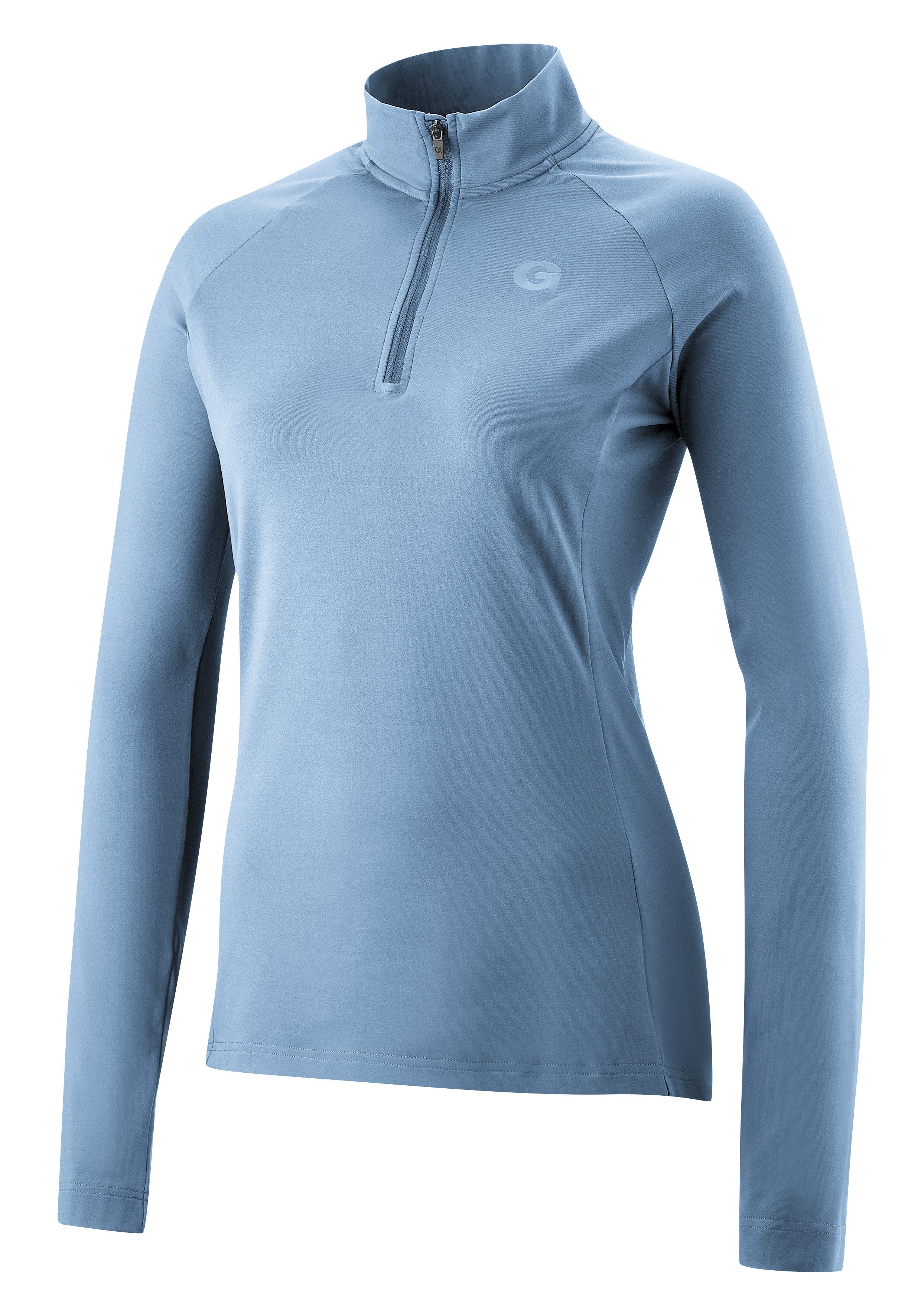 Gonso Fietsshirt Essential Jersey Longsleeve W Dames fiets-trui met lange mouwen, midlayer trui