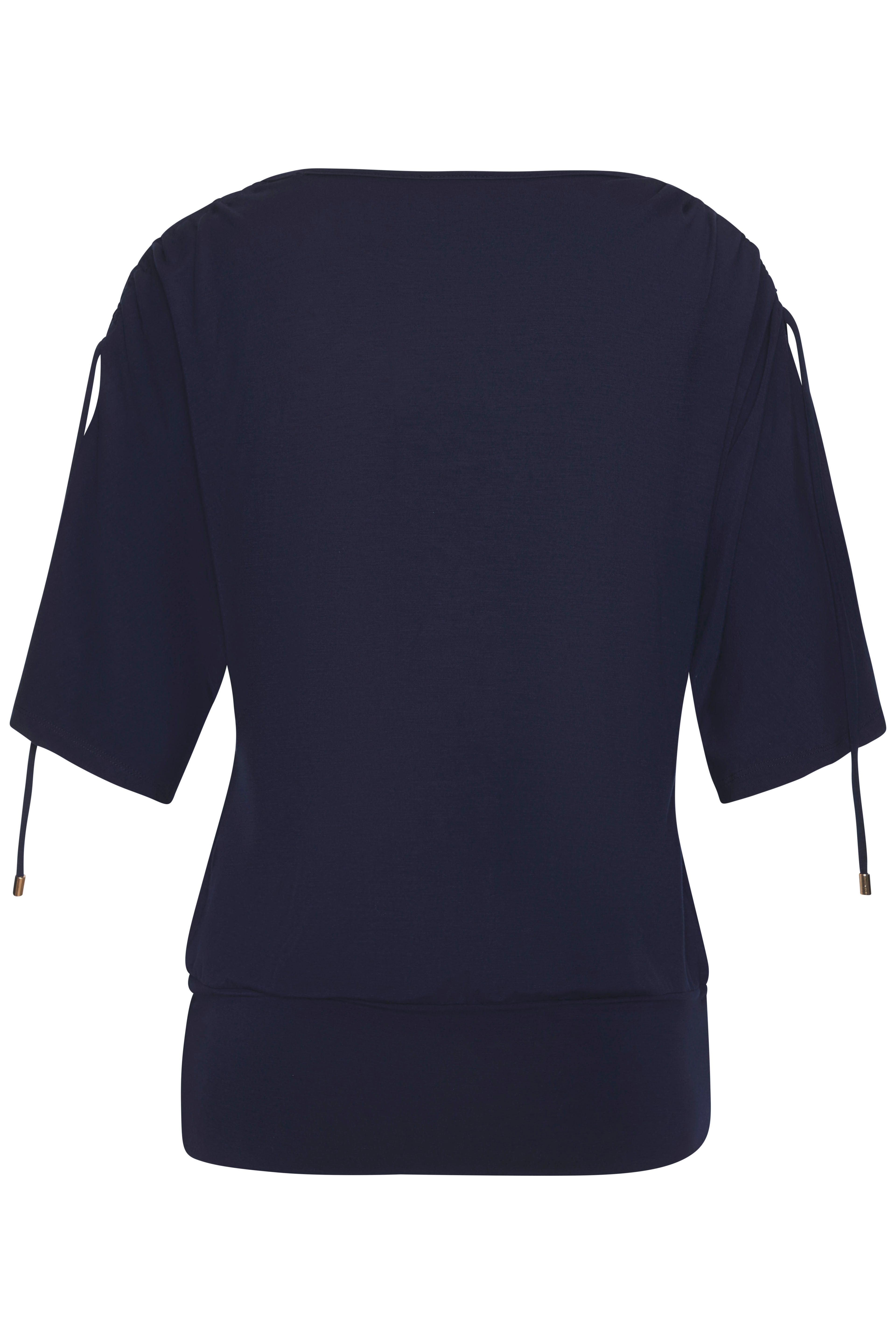Lascana Shirt met ronde hals Met variabele mouwlengte van zachte viscose-stretch