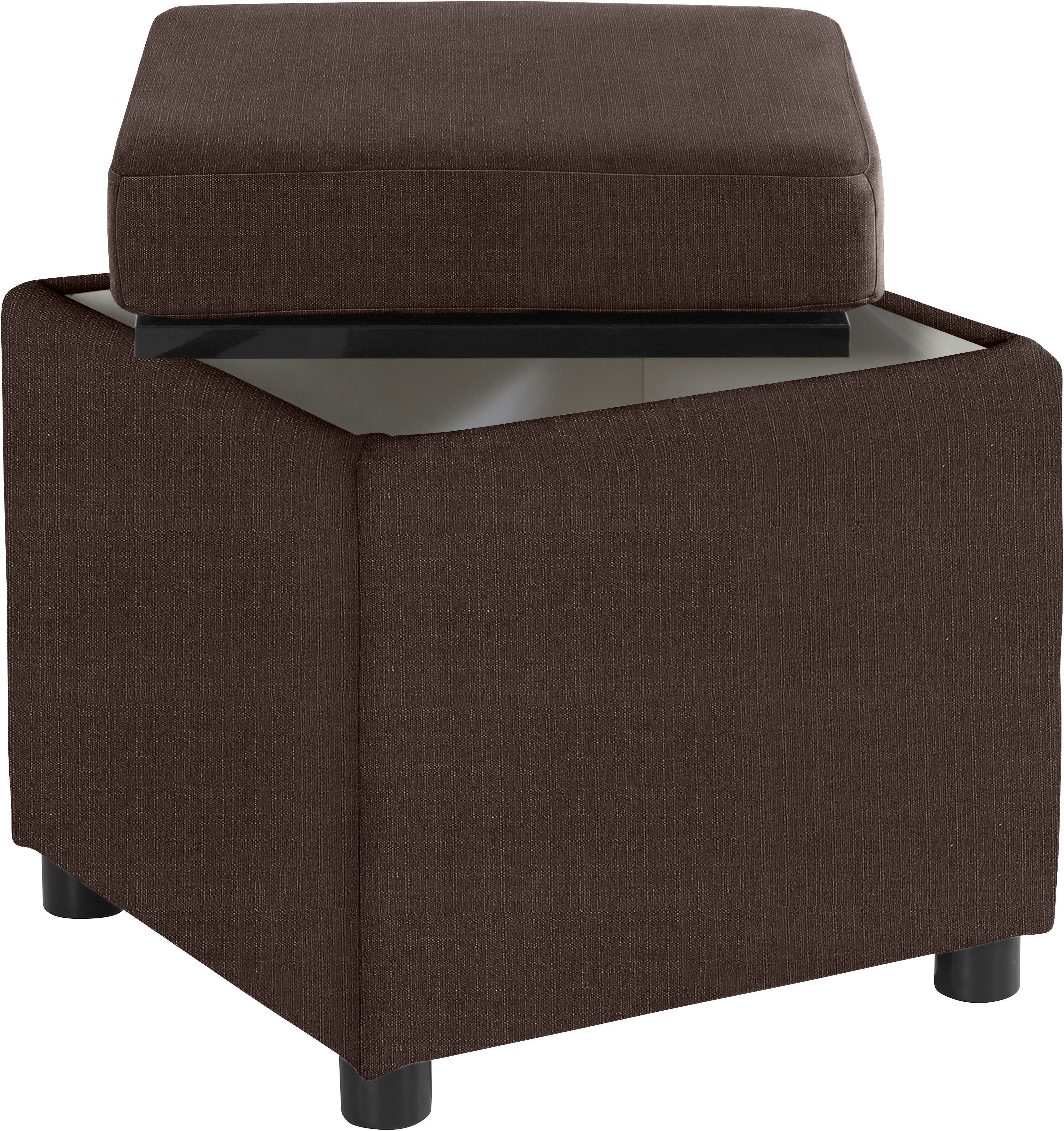 LOOKS BY WOLFGANG JOOP Hocker LooksIII inclusief bergruimte, te veranderen in een tafel