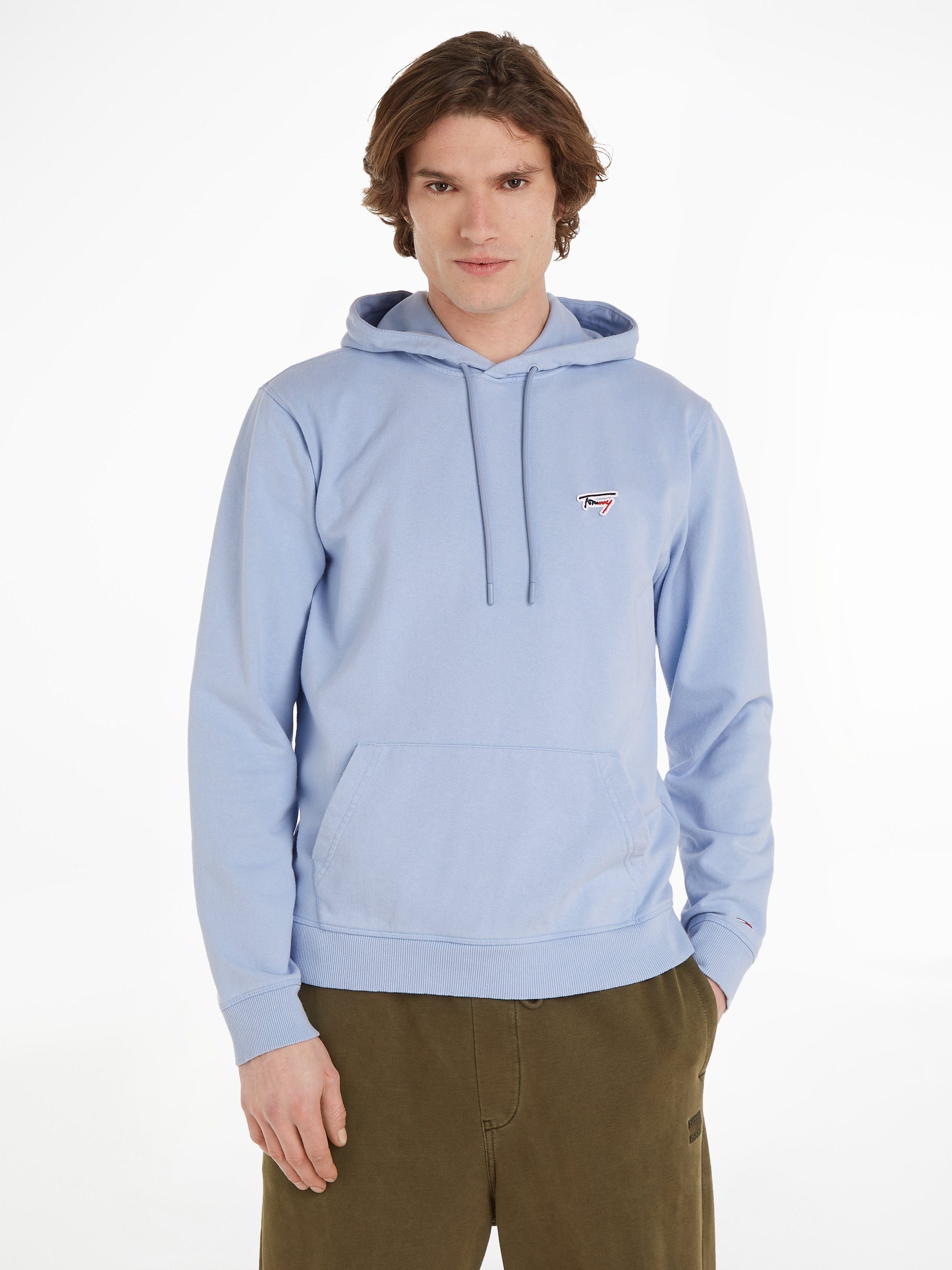 TOMMY JEANS Hoodie TJM REG WASHED SIGNATURE HOODIE