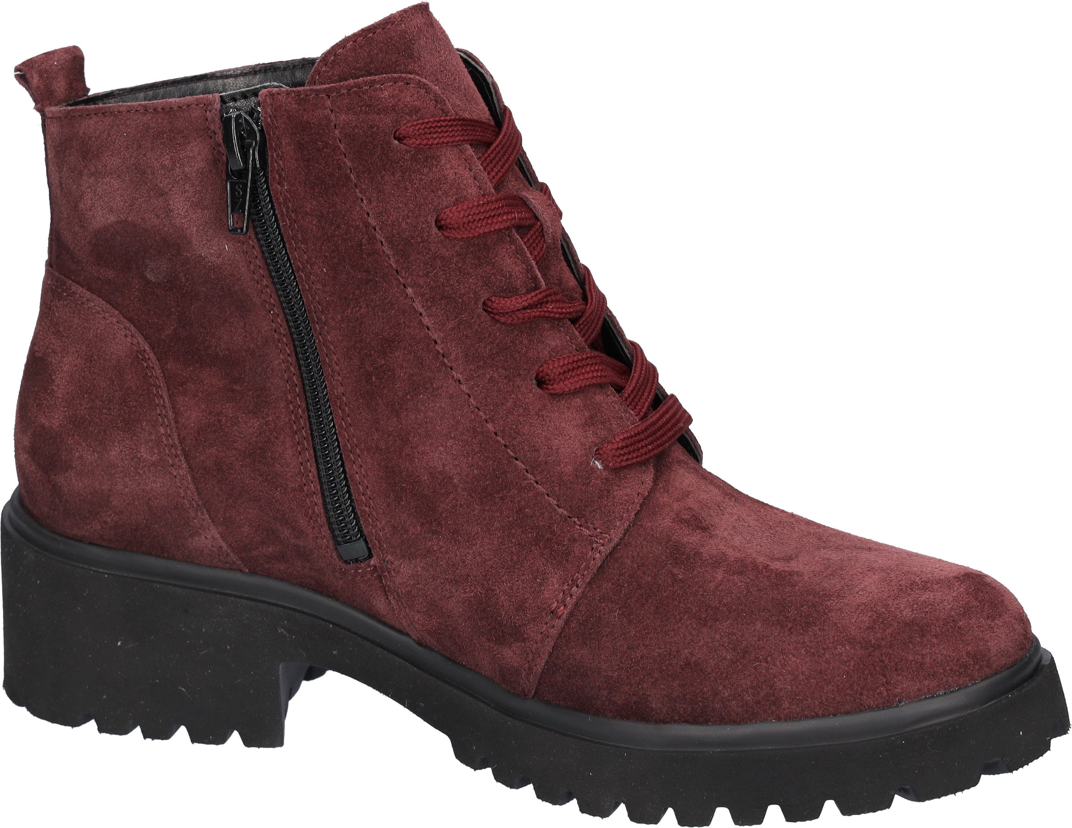 Waldläufer Hoge veterschoenen H-LUISE enkellaars, blokhak, in comfortabele schoenwijdte g (= breed)