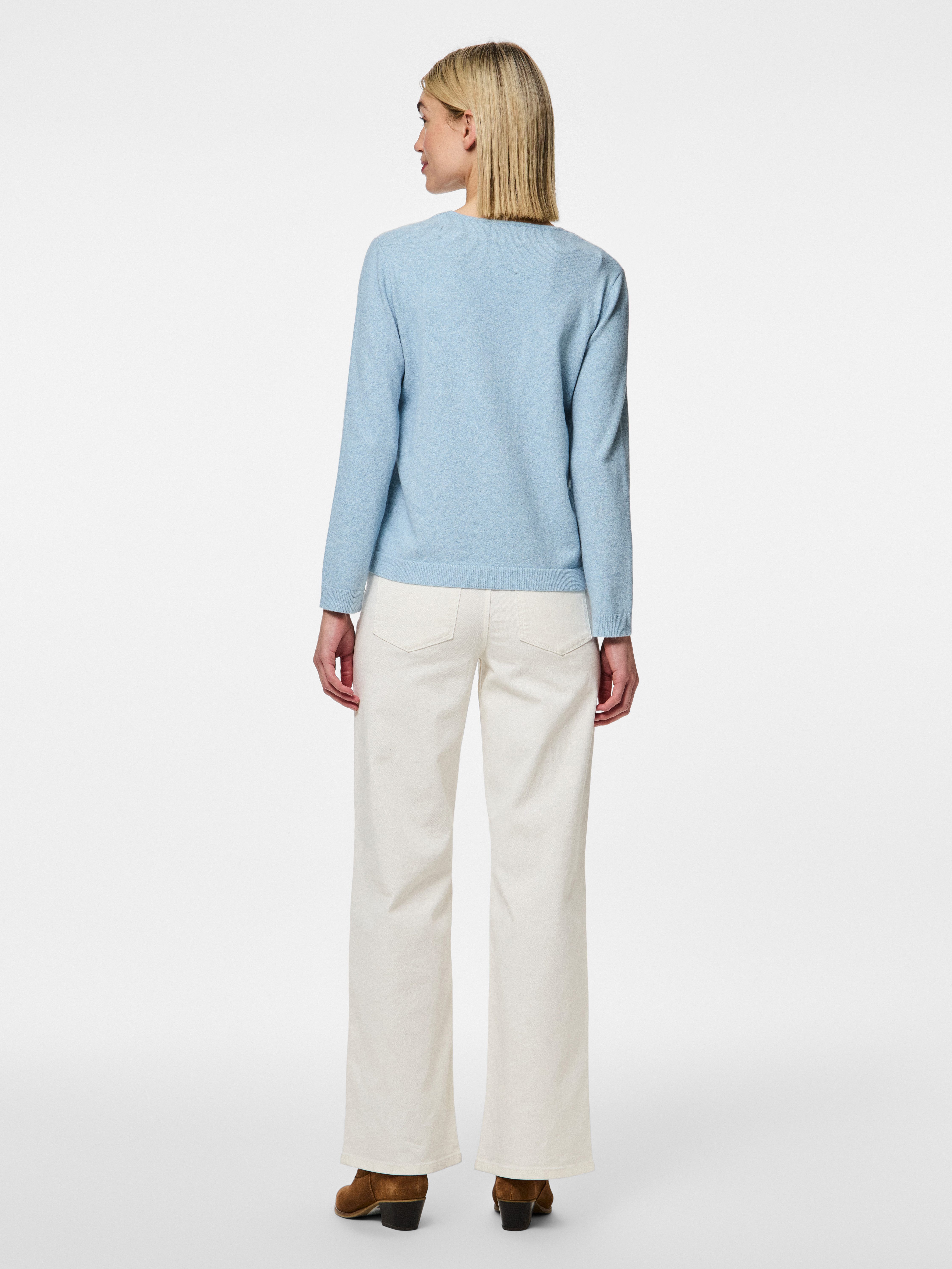 pieces Trui met V-hals PCBREE LS V-NECK KNIT NOOS BC