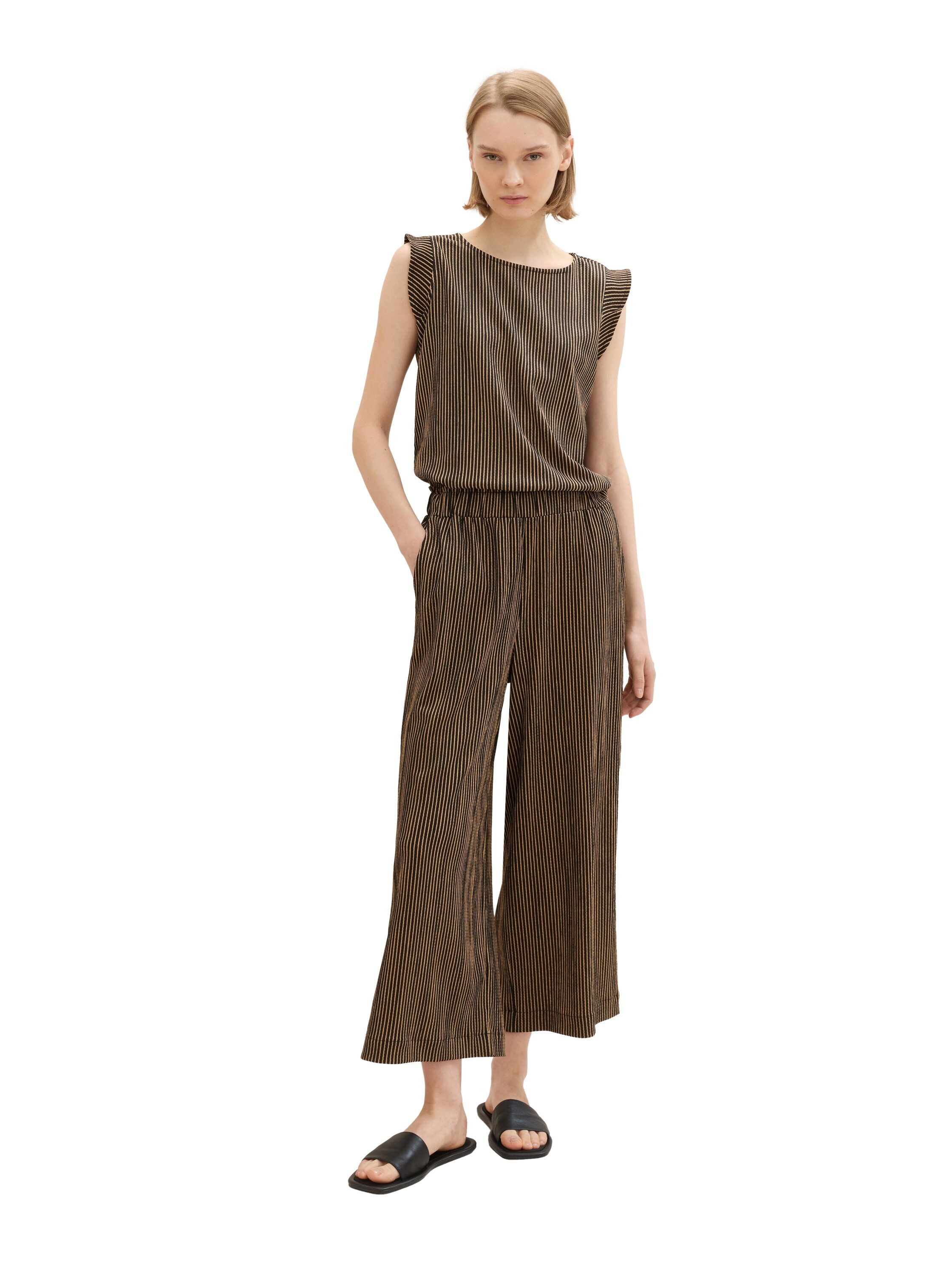 Tom Tailor Denim Culotte met gestreept patroon