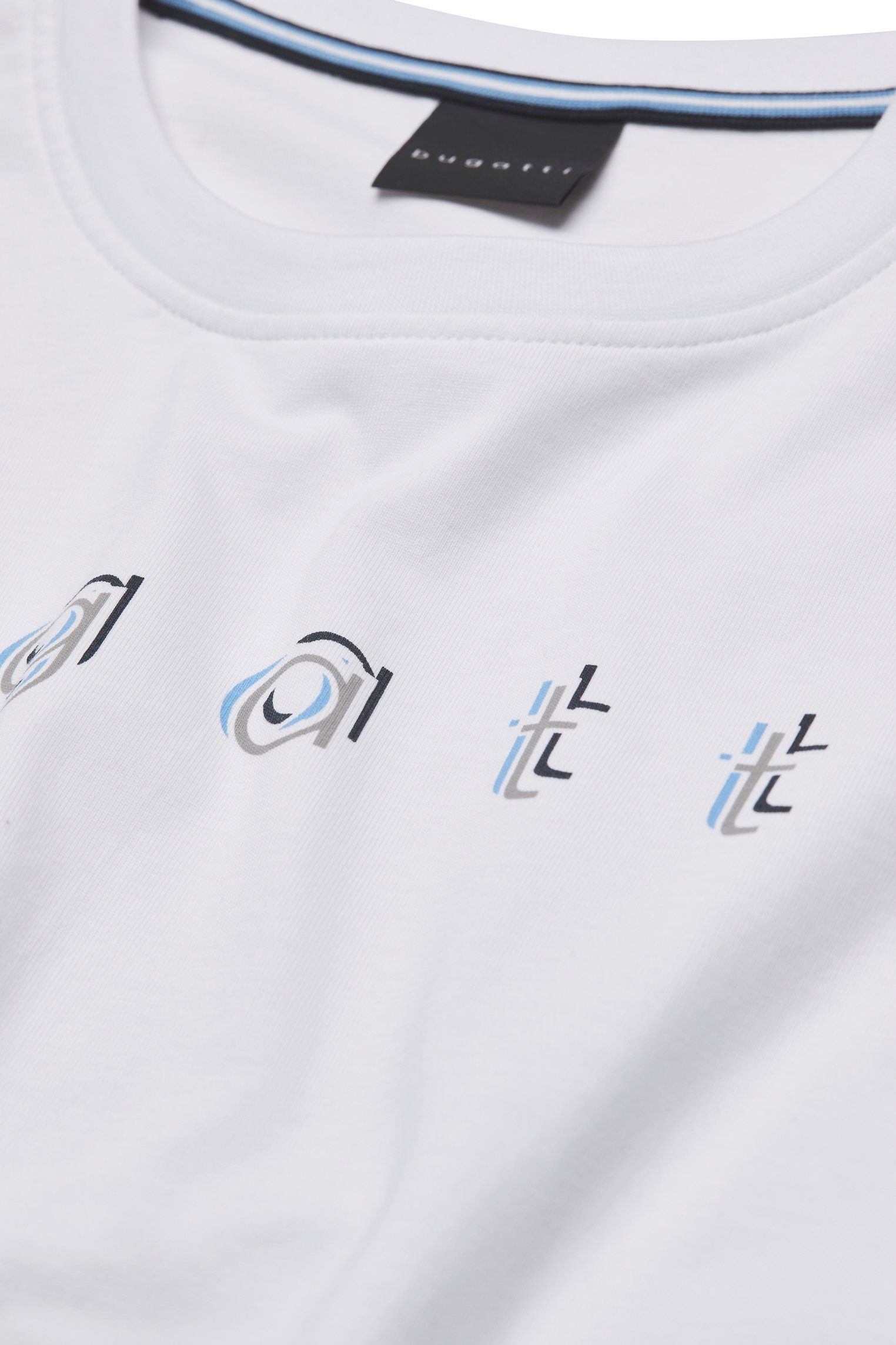 Bugatti Lang sweatshirt met bugatti-print