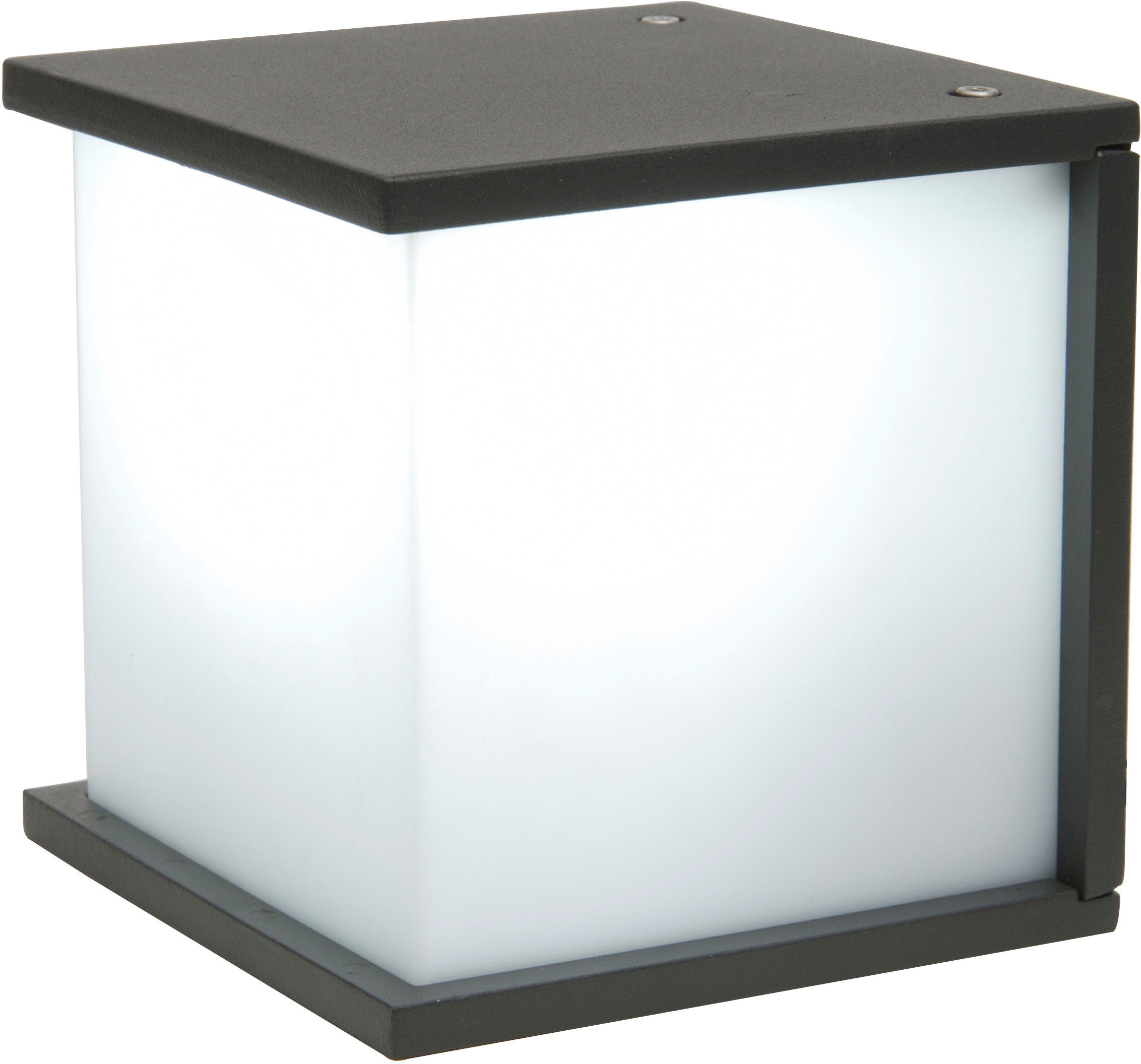 LUTEC Wandlamp voor buiten BOX CUBE (1 stuk)