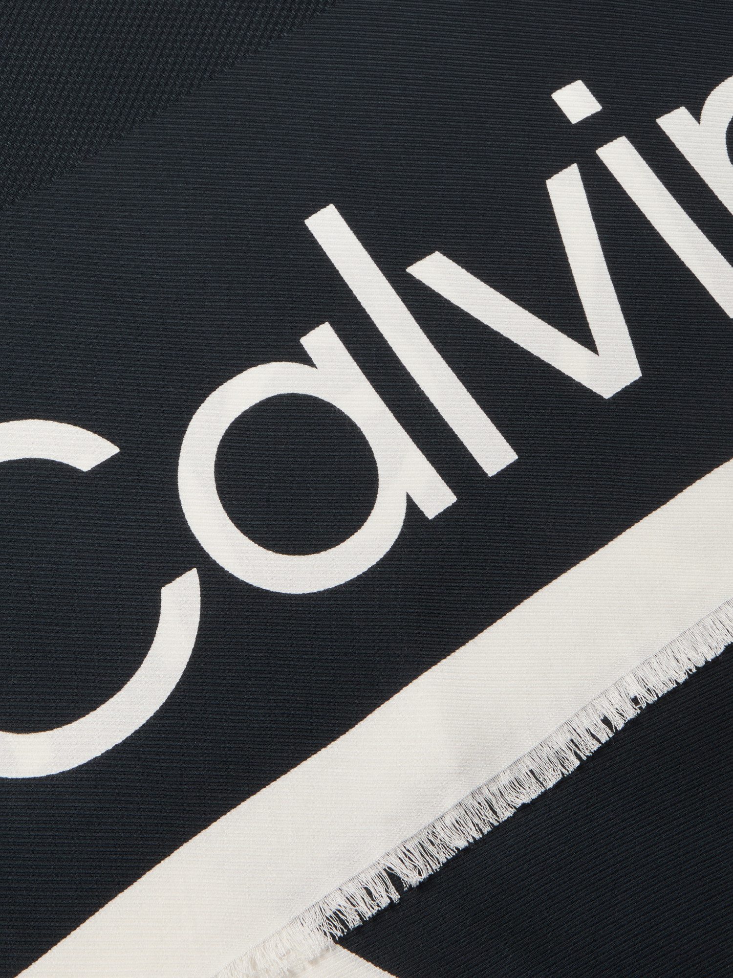 Calvin Klein Modieuze sjaal BOLD LOGO CONTRAST SCARF
