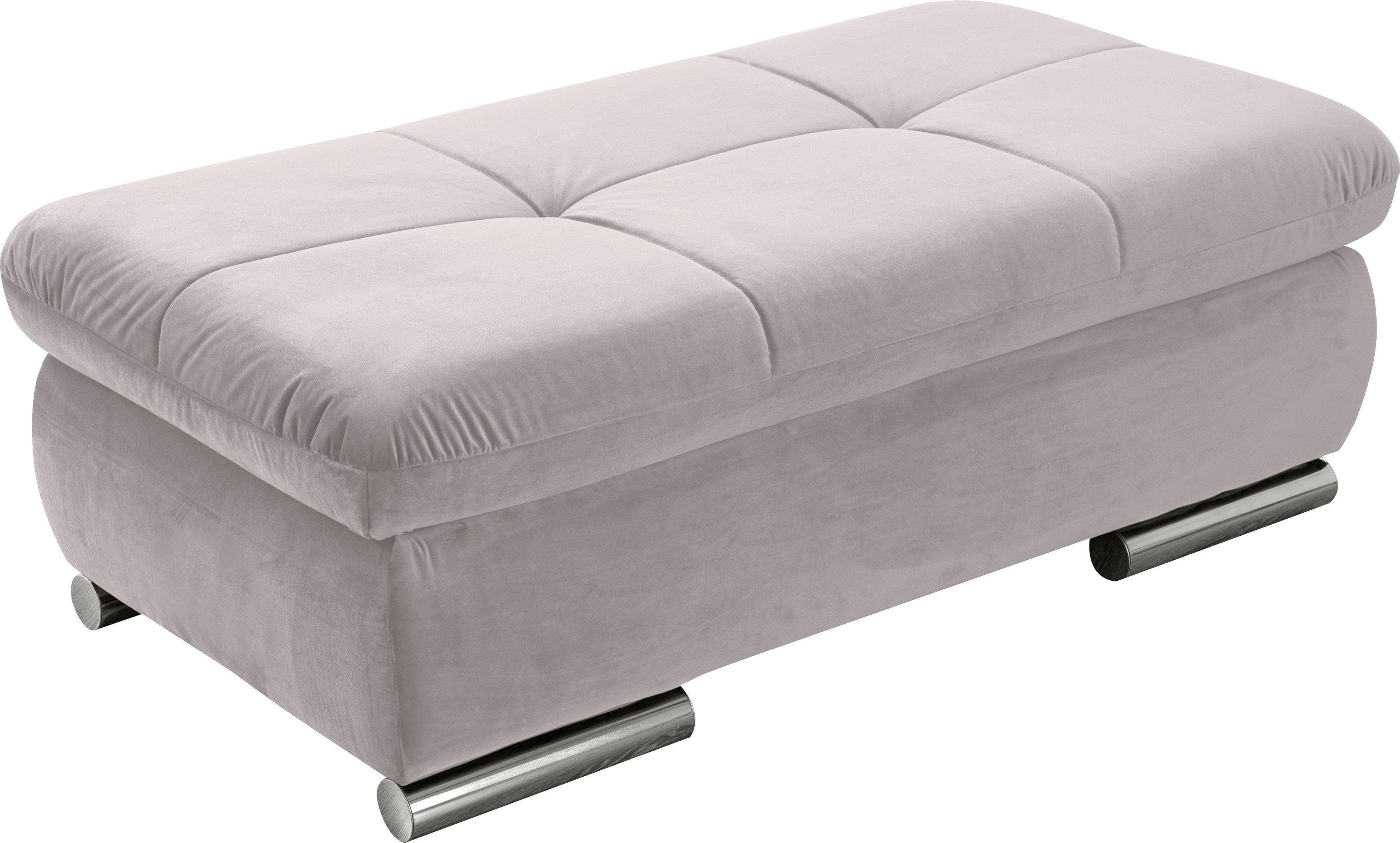 set one by Musterring Hocker met bergruimte SO 4100 hockers maat Luxe-microvezel Euphoria