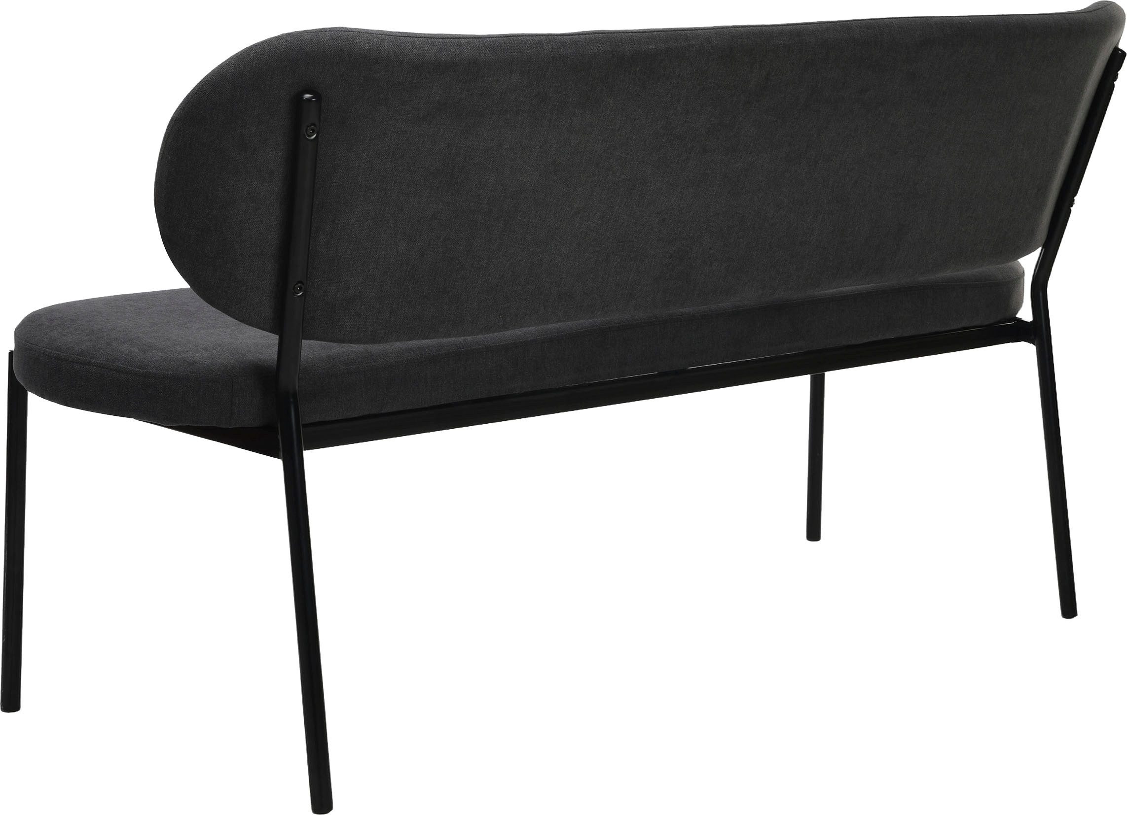 byLIVING Zitbank Jersey met geweven stof bekleding, met rugleuning, breedte 160 cm