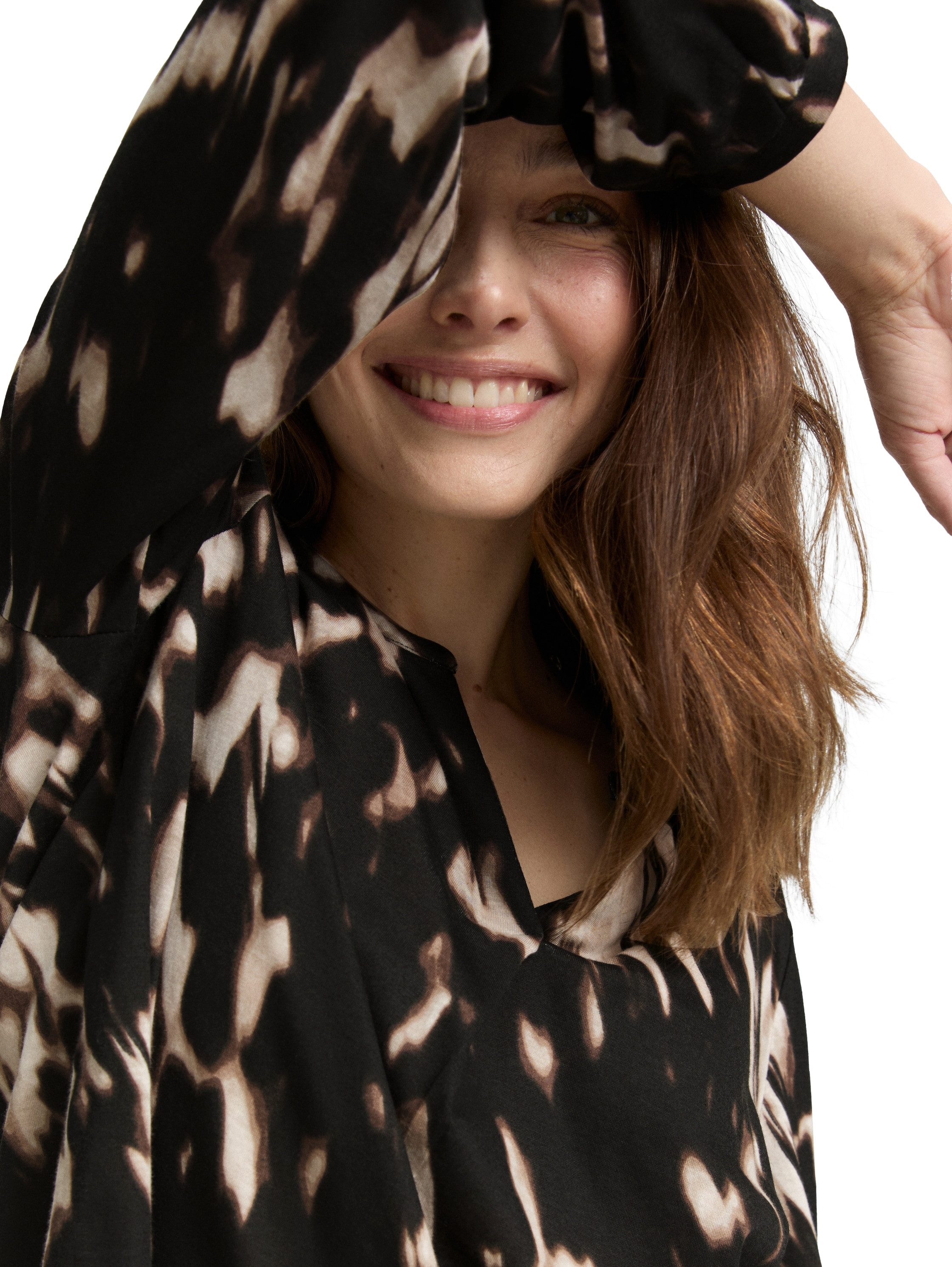 Tom Tailor Blouse met lange mouwen met grafisch patroon